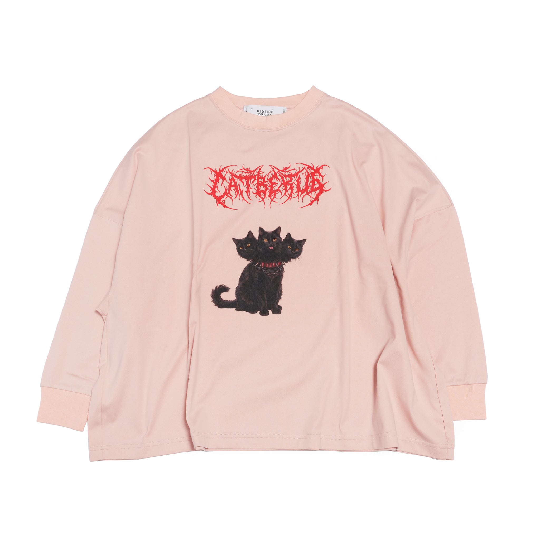 CATBERUS Wide Pullover – Pink | BEDSIDEDRAMA