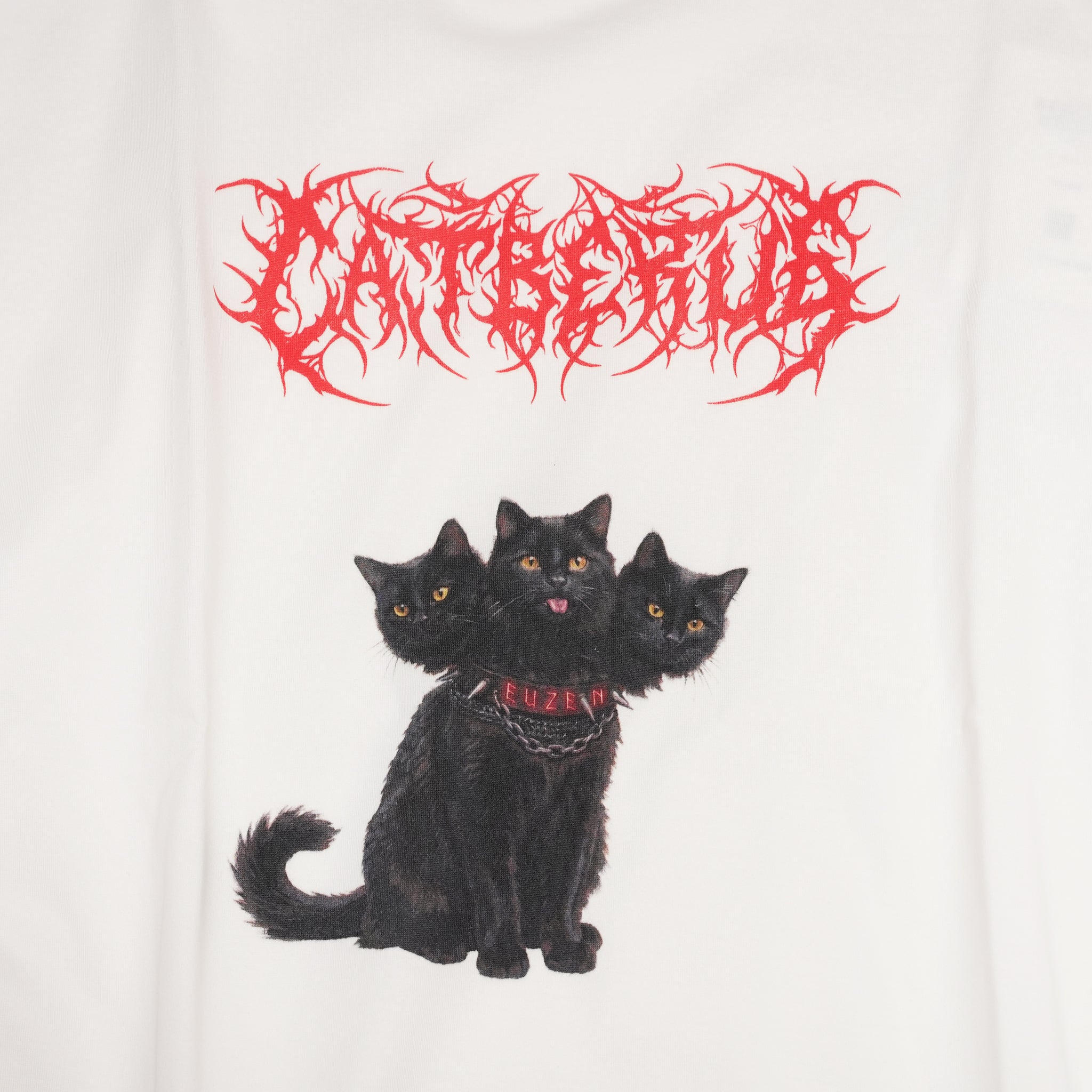 CATBERUS Wide Pullover – White | BEDSIDEDRAMA
