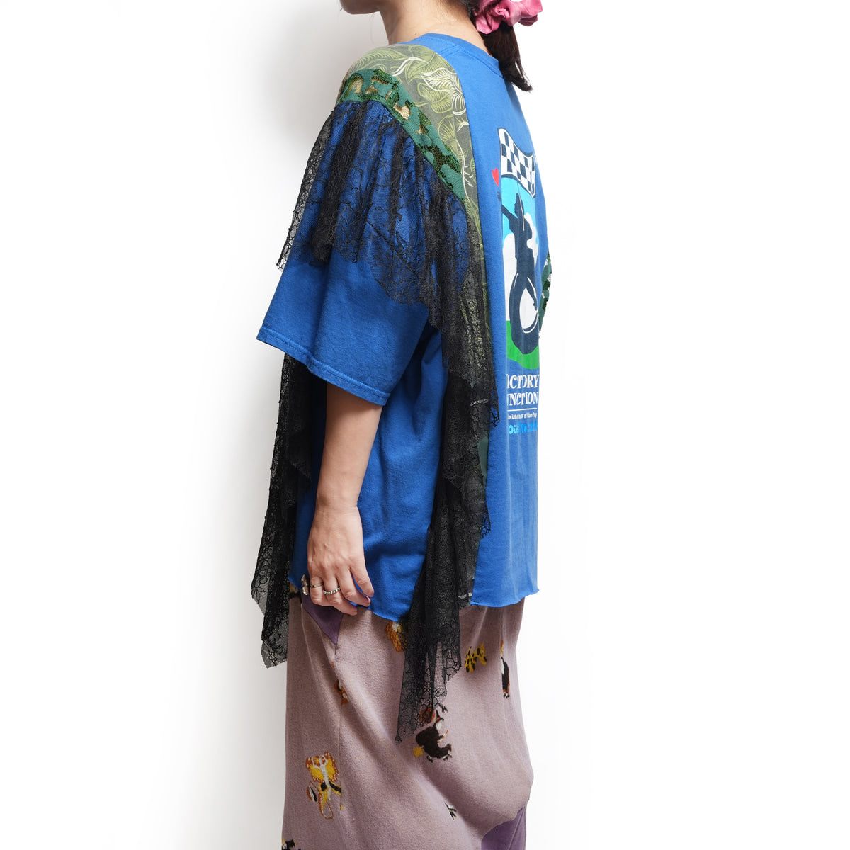 アシメレースティシャツ – Assort_51 | Size-Free | REHERSALL
