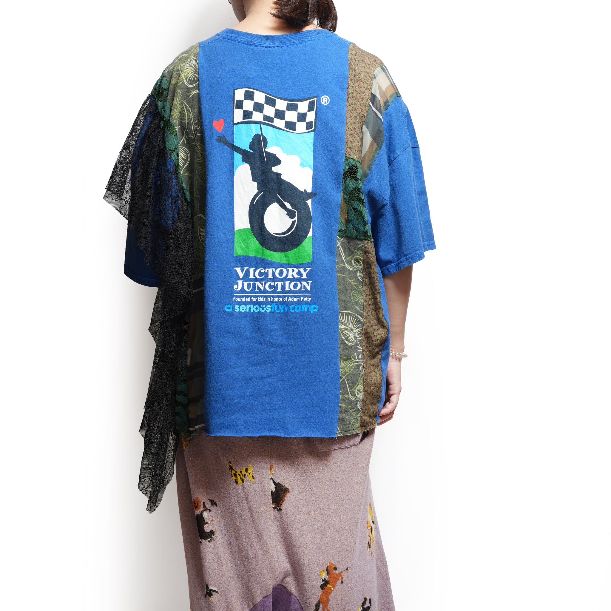 アシメレースティシャツ – Assort_51 | Size-Free | REHERSALL