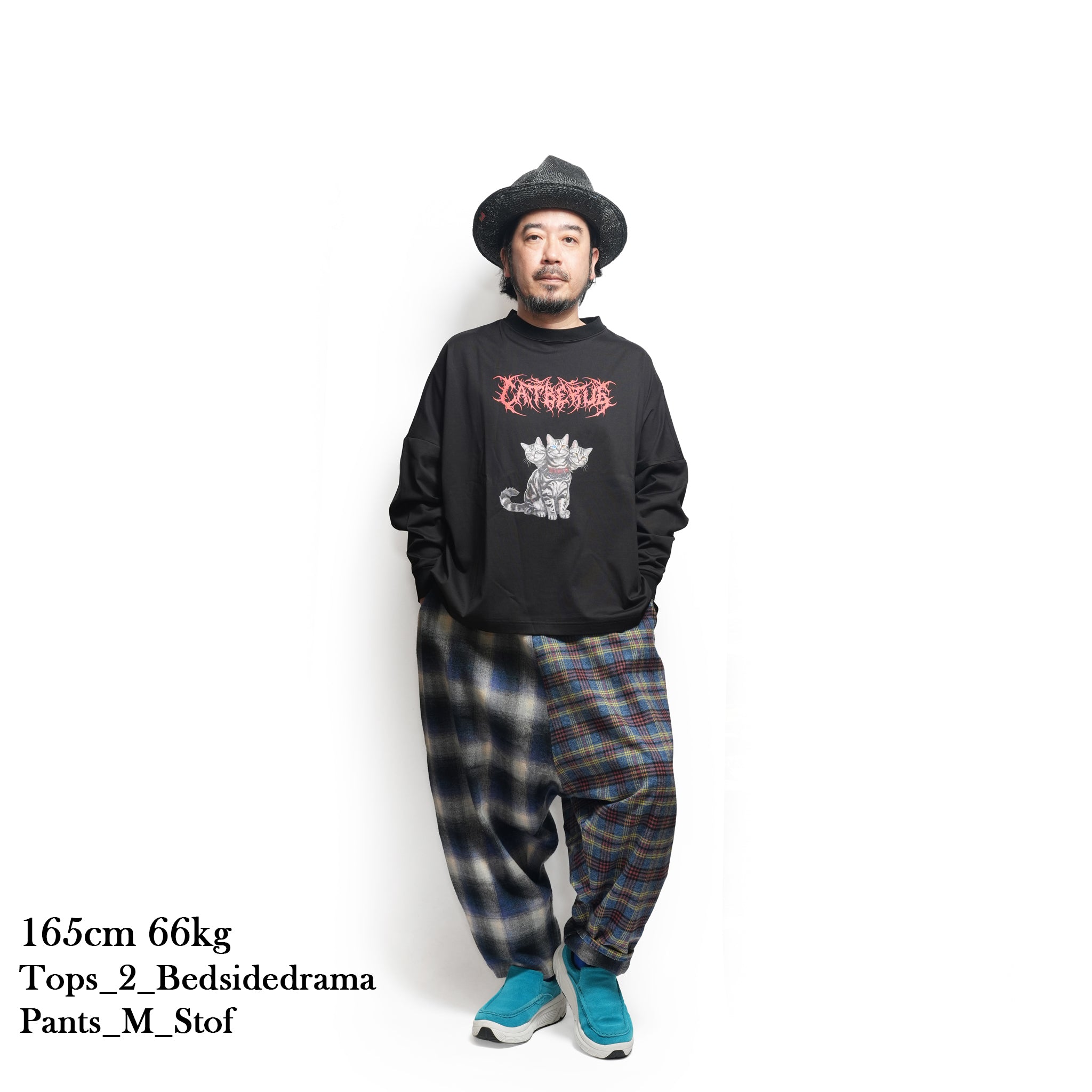 CATBERUS Wide Pullover – Black | BEDSIDEDRAMA