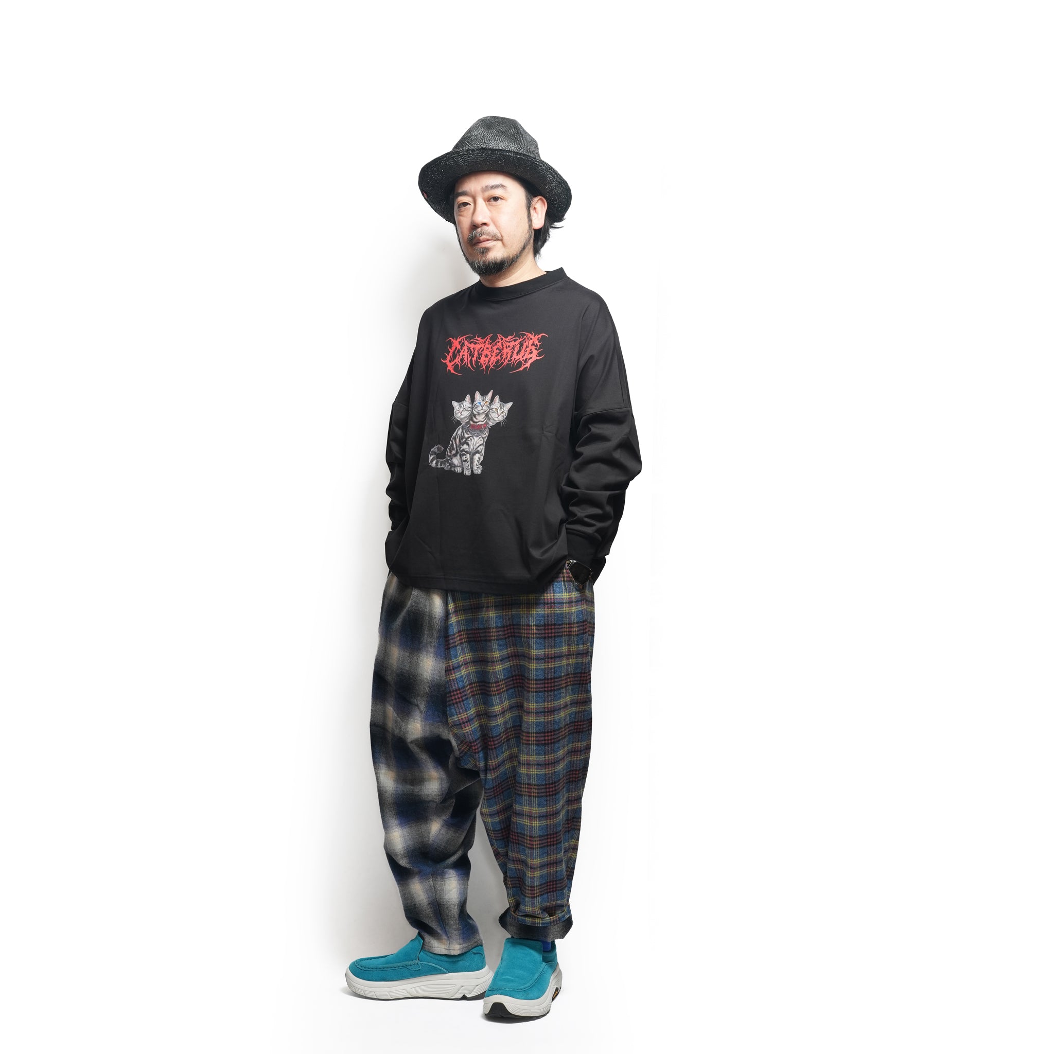 CATBERUS Wide Pullover – Black | BEDSIDEDRAMA