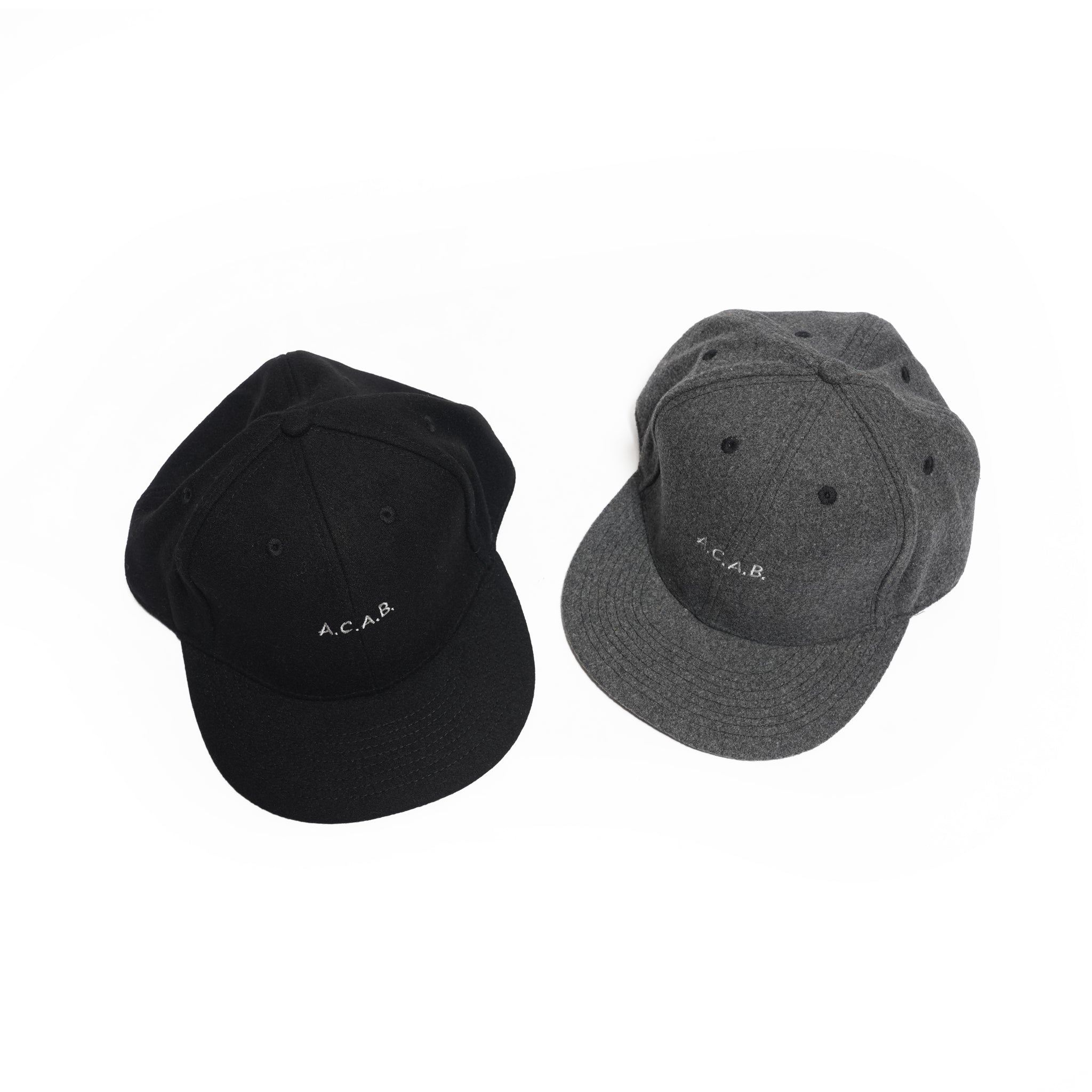 FELT "A.C.A.B." CAP – Black | ORIGINAL JOHN