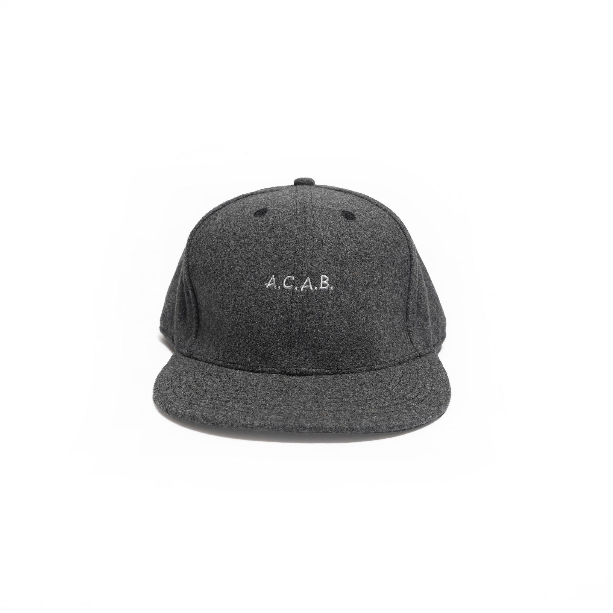 FELT "A.C.A.B." CAP – Black | ORIGINAL JOHN