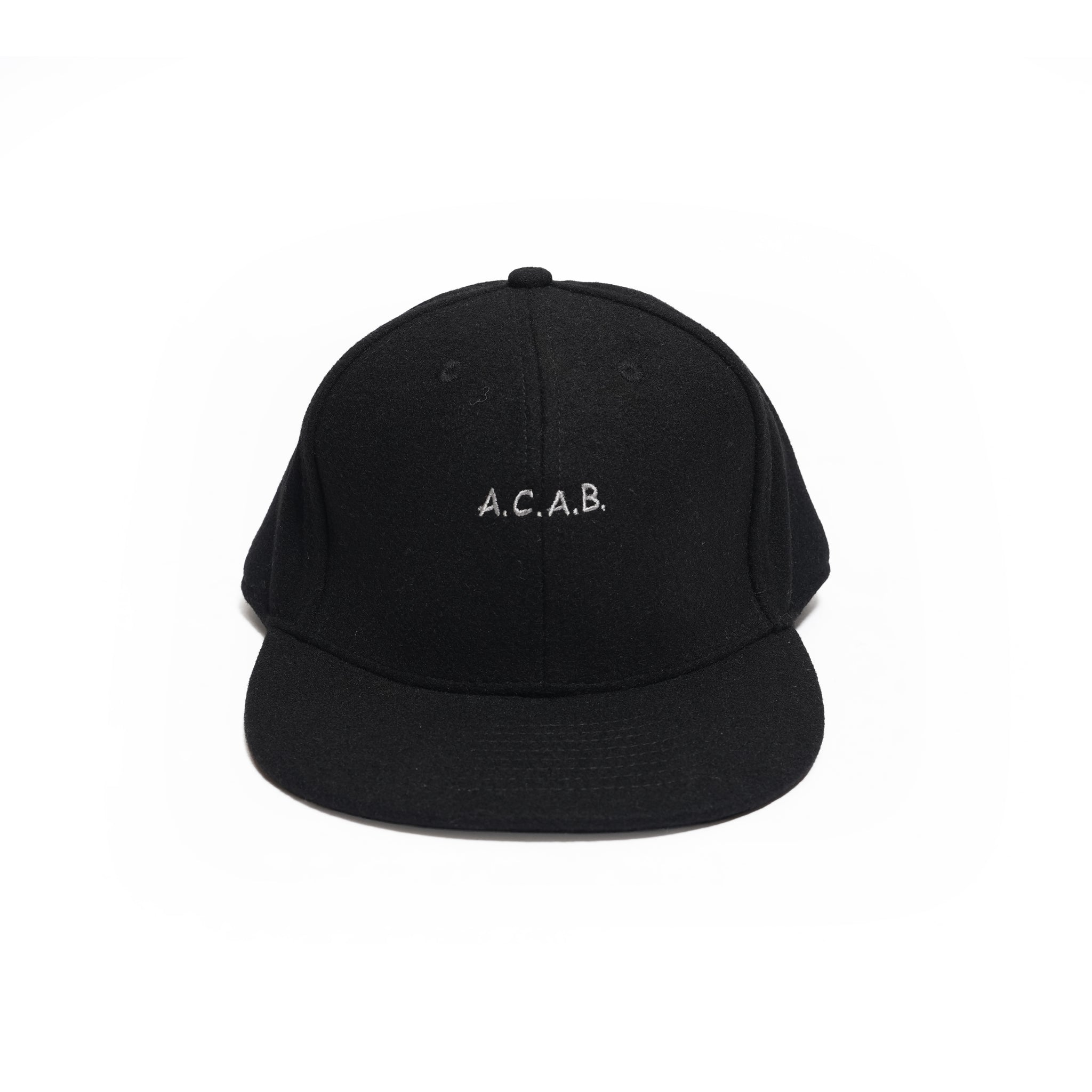 FELT "A.C.A.B." CAP – Black | ORIGINAL JOHN