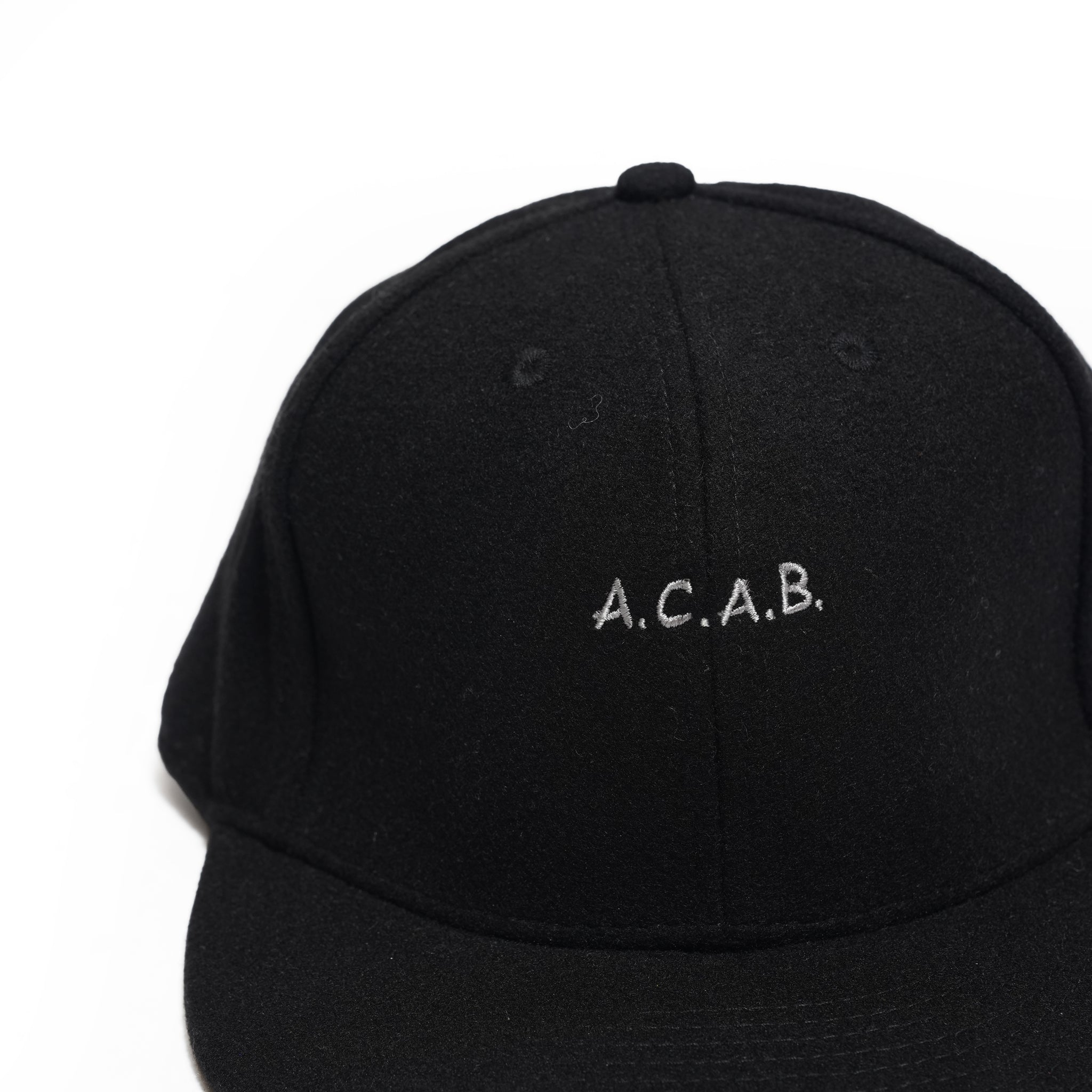 FELT "A.C.A.B." CAP – Black | ORIGINAL JOHN