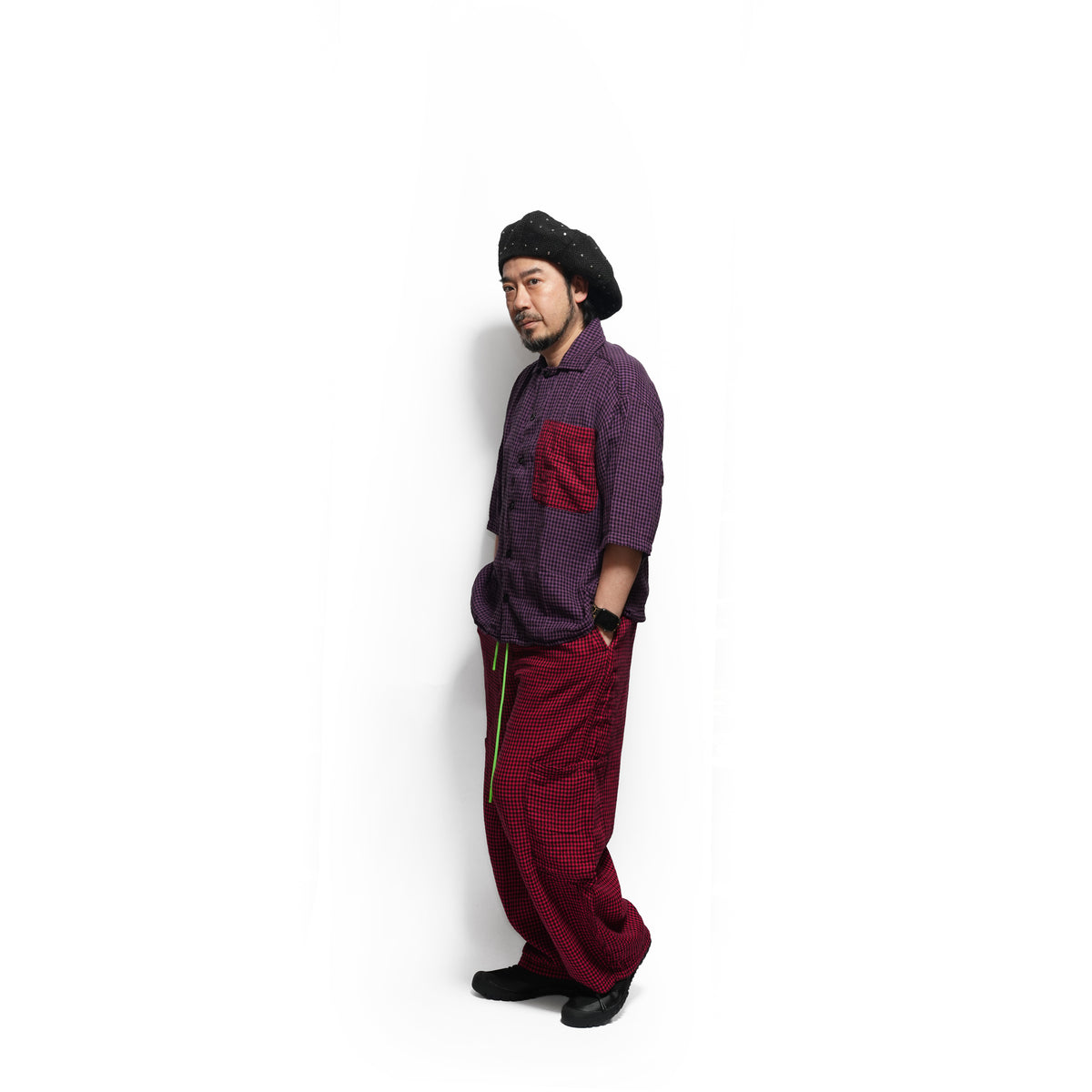 Grape Plaid Work Shirt | Meals Clothing