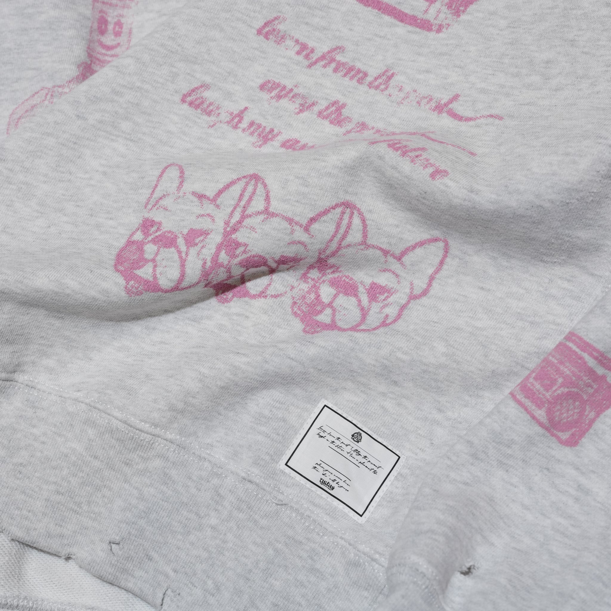 Salvage sweat shirts – Ash | EFFECTEN