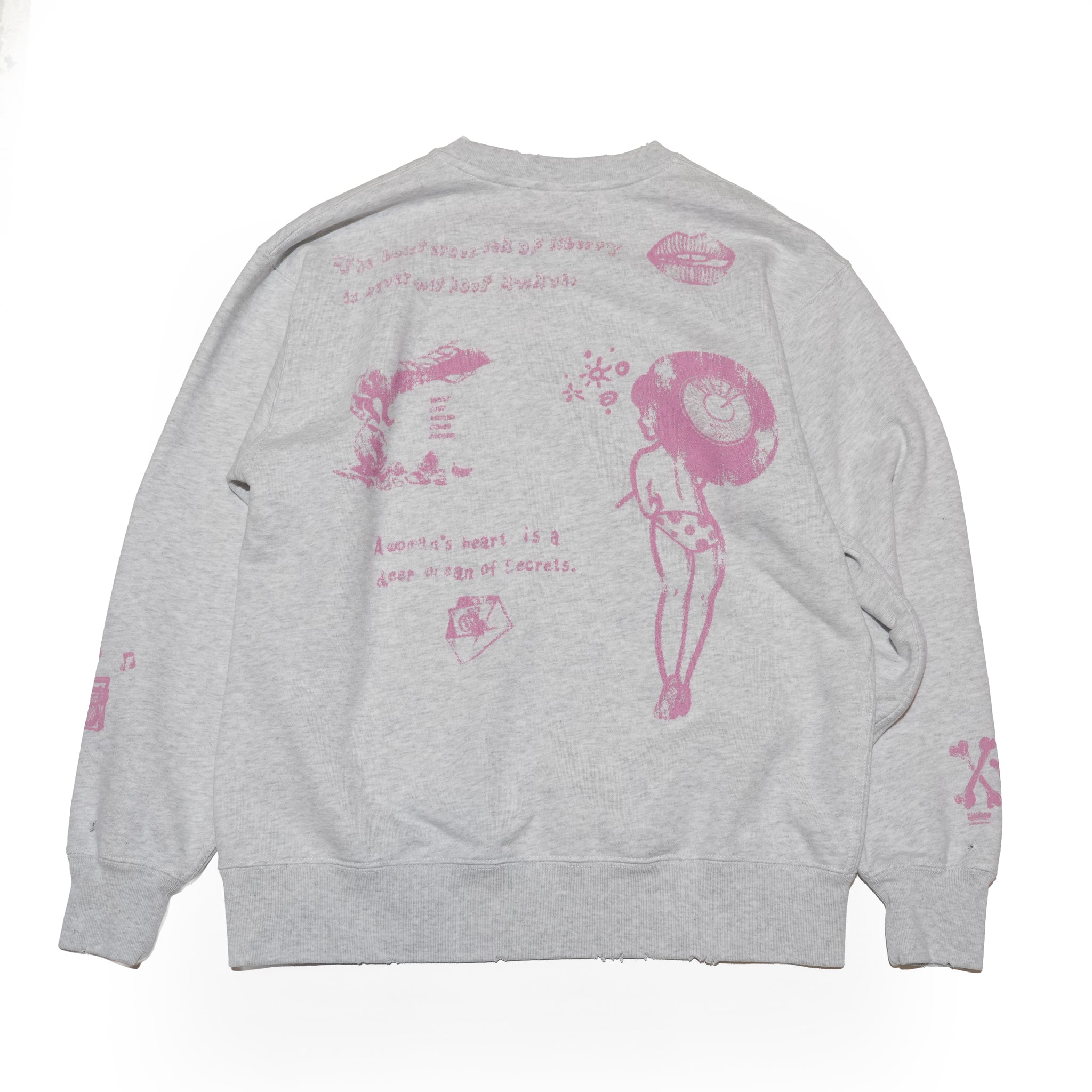 Salvage sweat shirts – Ash | EFFECTEN