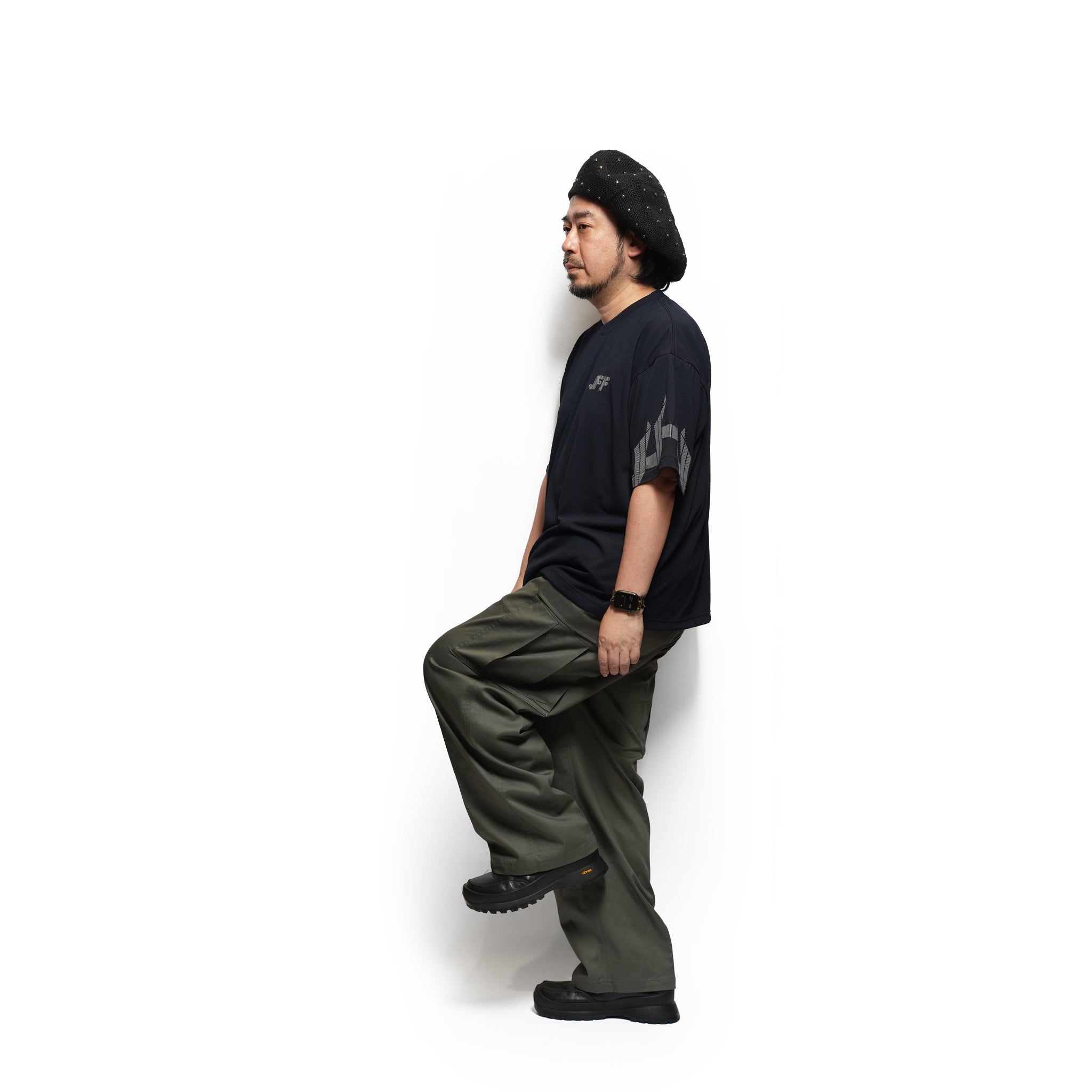 №165 [ ArmyNavy easyslacks🇺🇲 ] – Charcoal  | RELAX FIT