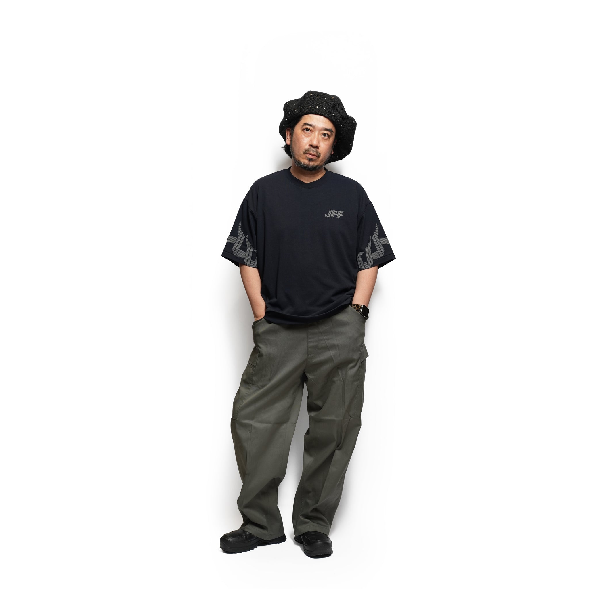 №165 [ ArmyNavy easyslacks🇺🇲 ] – Charcoal  | RELAX FIT