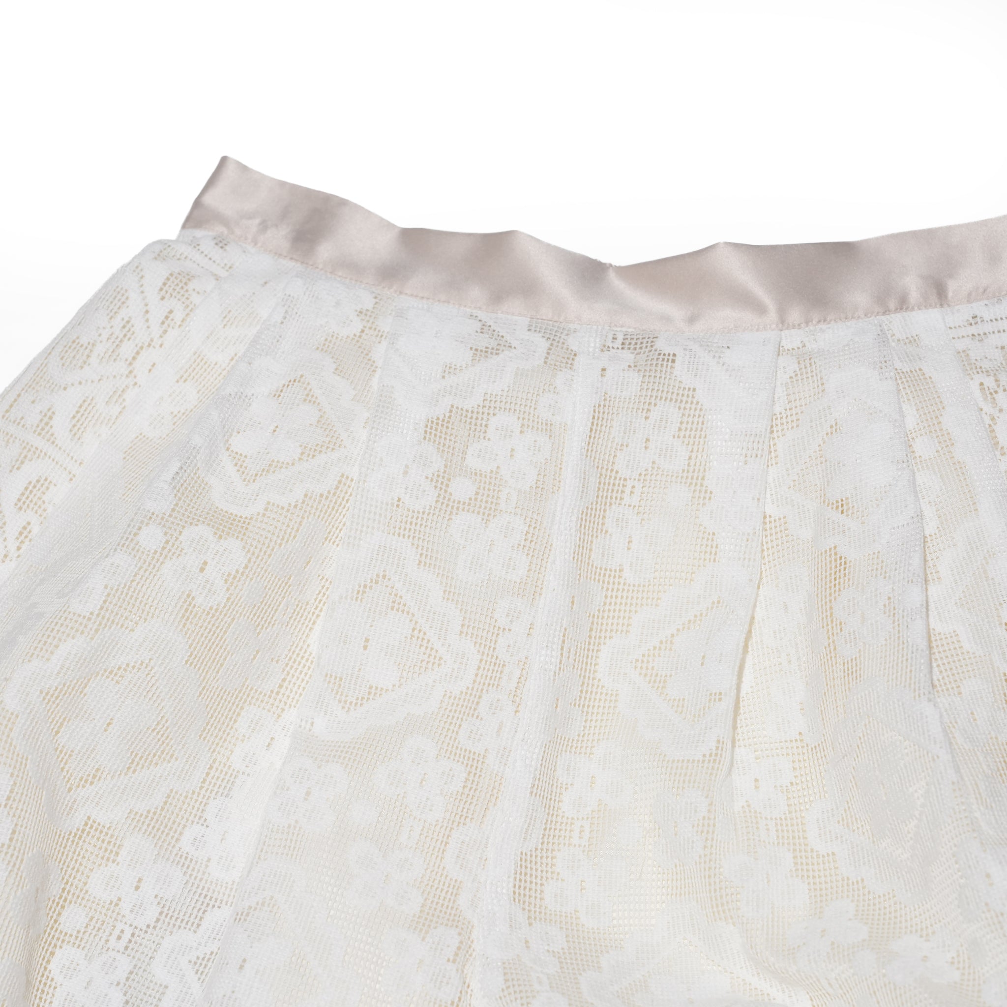 lace combination pants – Off White | WHYTO