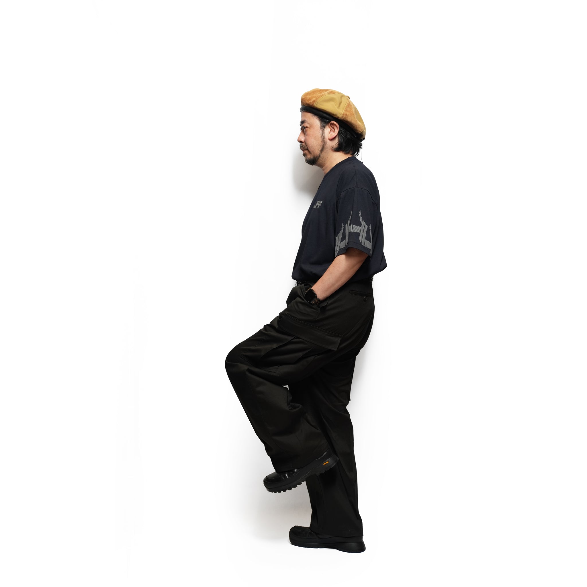 №165 [ ArmyNavy easyslacks🇺🇲 ] – Black  | RELAX FIT