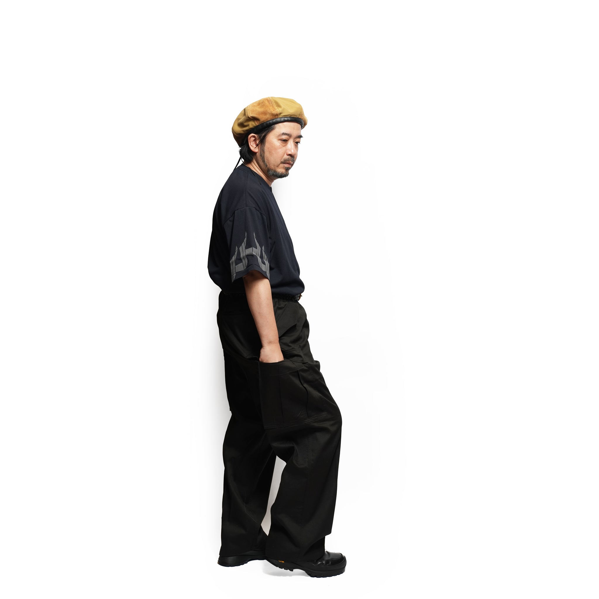 №165 [ ArmyNavy easyslacks🇺🇲 ] – Black  | RELAX FIT