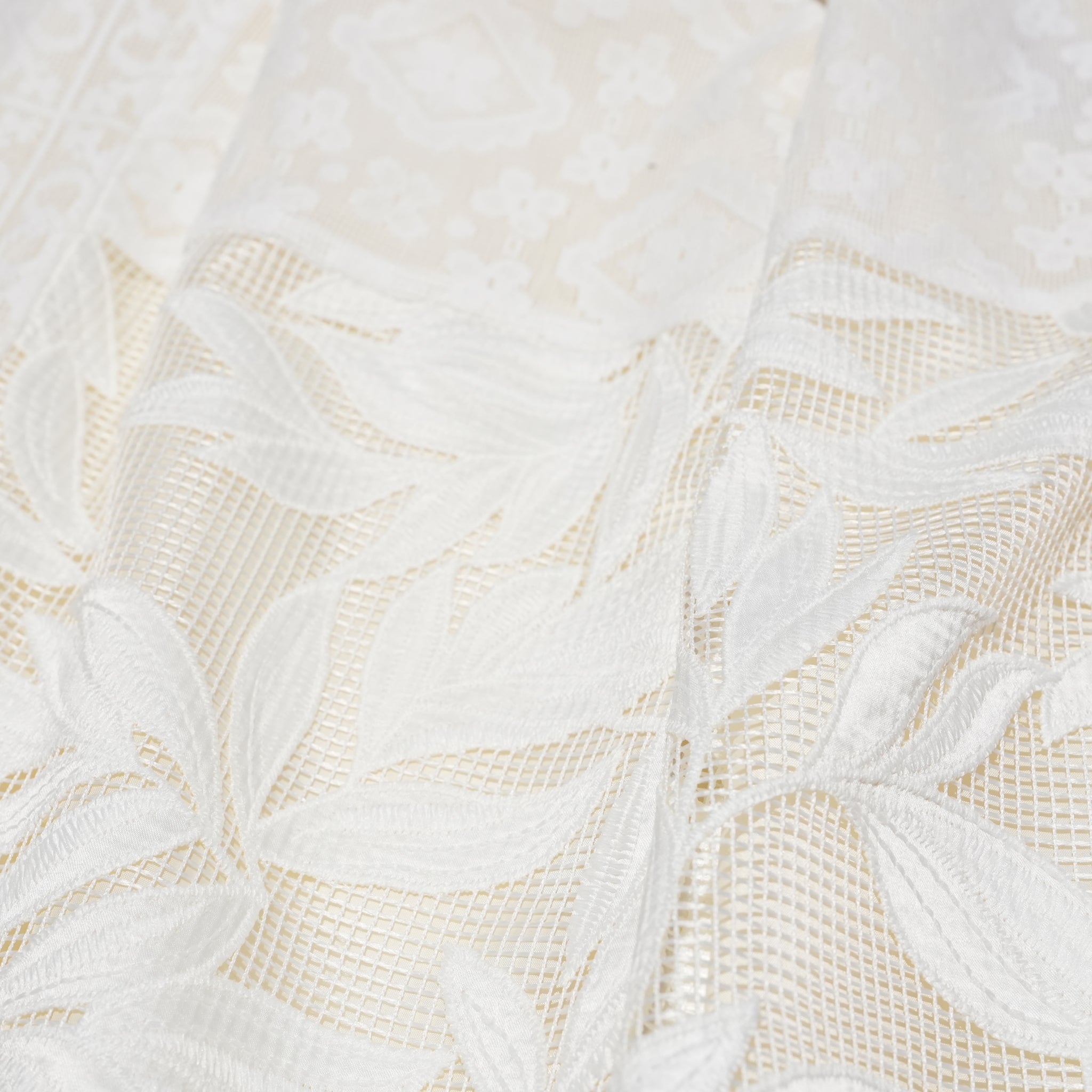 lace combination pants – Off White | WHYTO