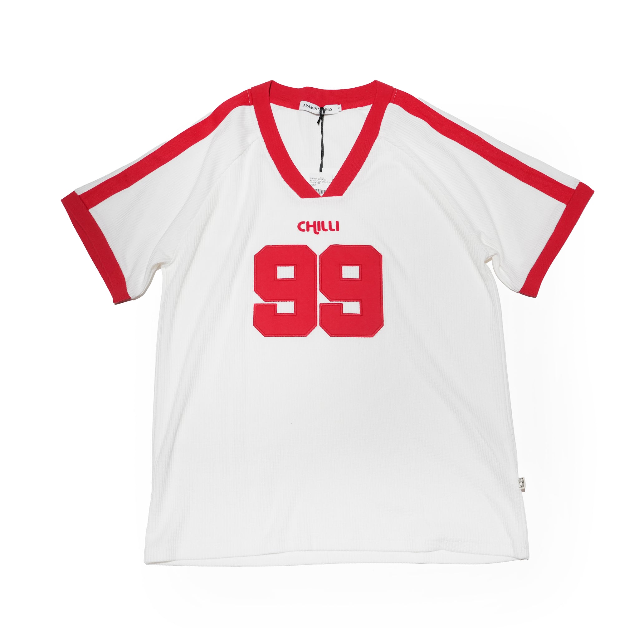 CHILLI 99 WAFFLE TEE – Coconut | ARAMINTA JAMES