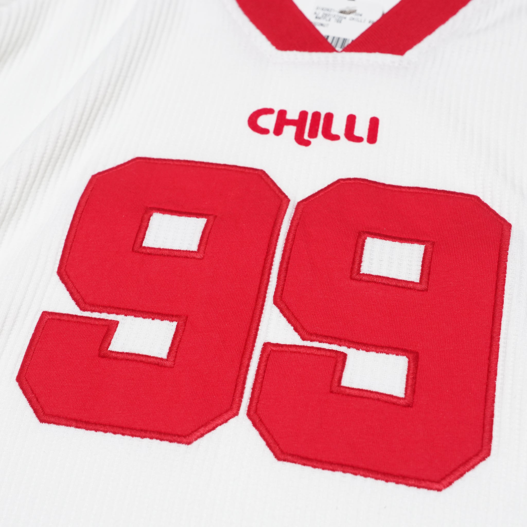 CHILLI 99 WAFFLE TEE – Coconut | ARAMINTA JAMES