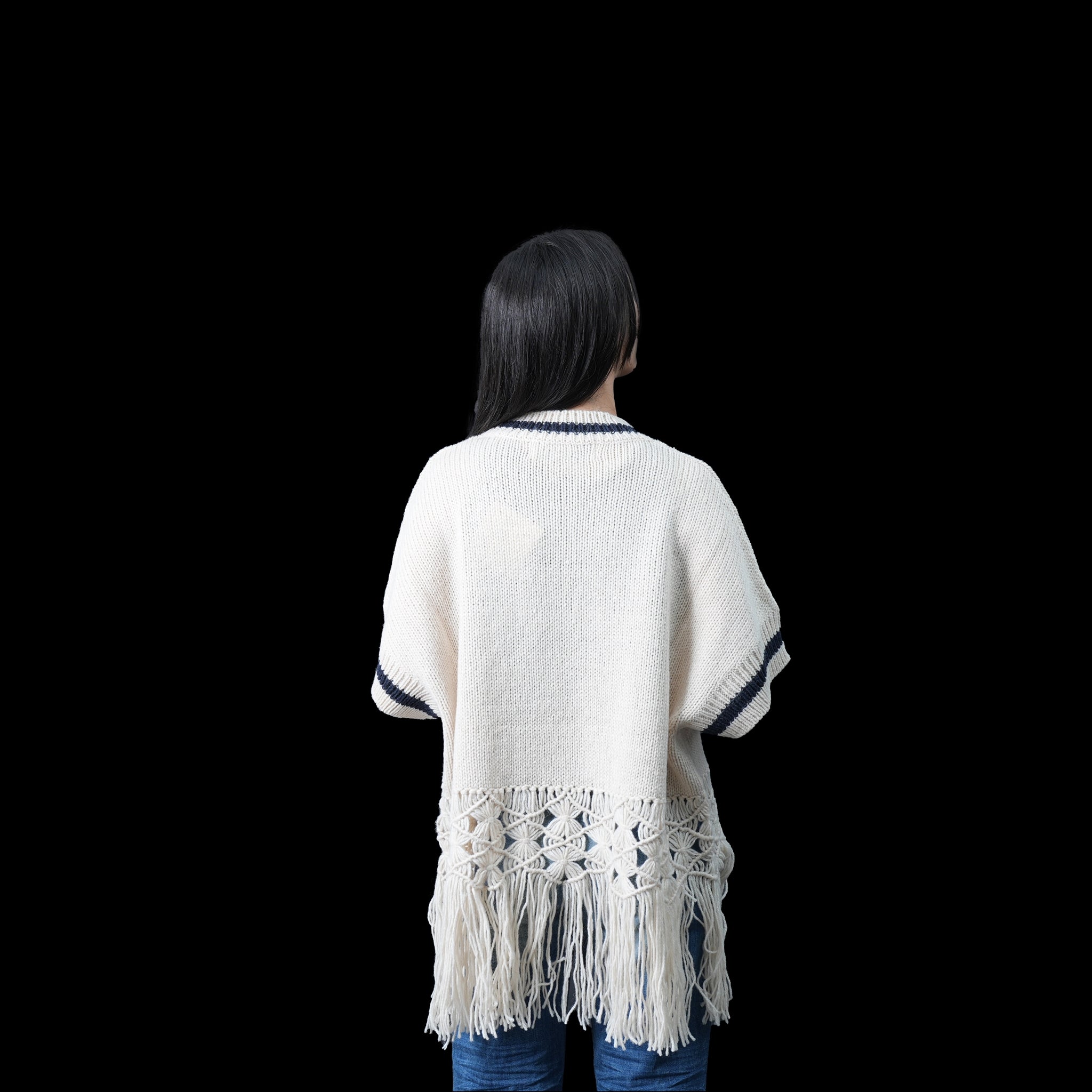 No:bsd23AW-19a | Name:Grandma's Knit Vest | Color:Off White【BEDSIDEDRAMA_ベッドサイドドラマ】