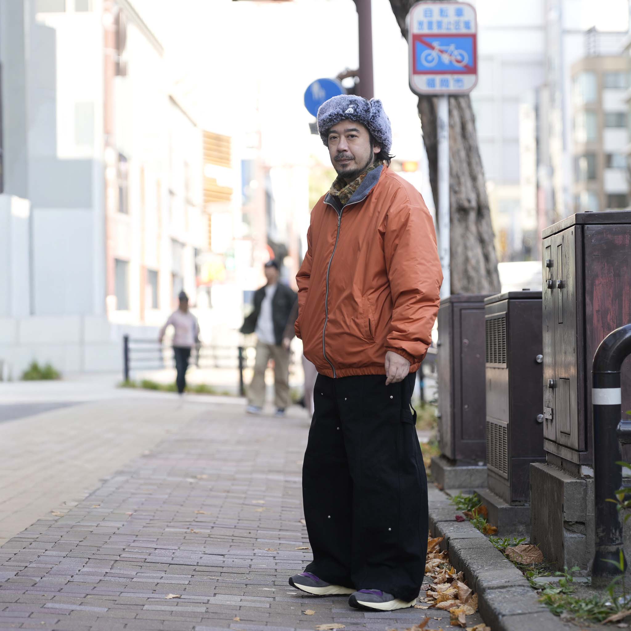 RELAX FIT №148  [ The city Blouson ] Color:フェードブラック / フェードテキサスオレンジ【RELAX FIT_リラックスフィット】