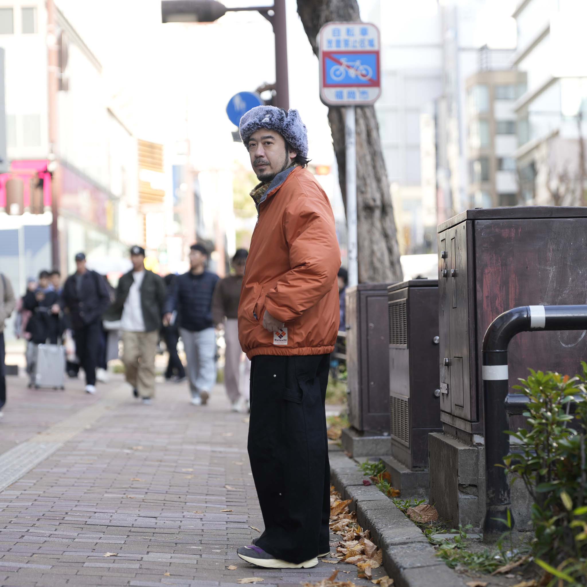 RELAX FIT №148  [ The city Blouson ] Color:フェードブラック / フェードテキサスオレンジ【RELAX FIT_リラックスフィット】