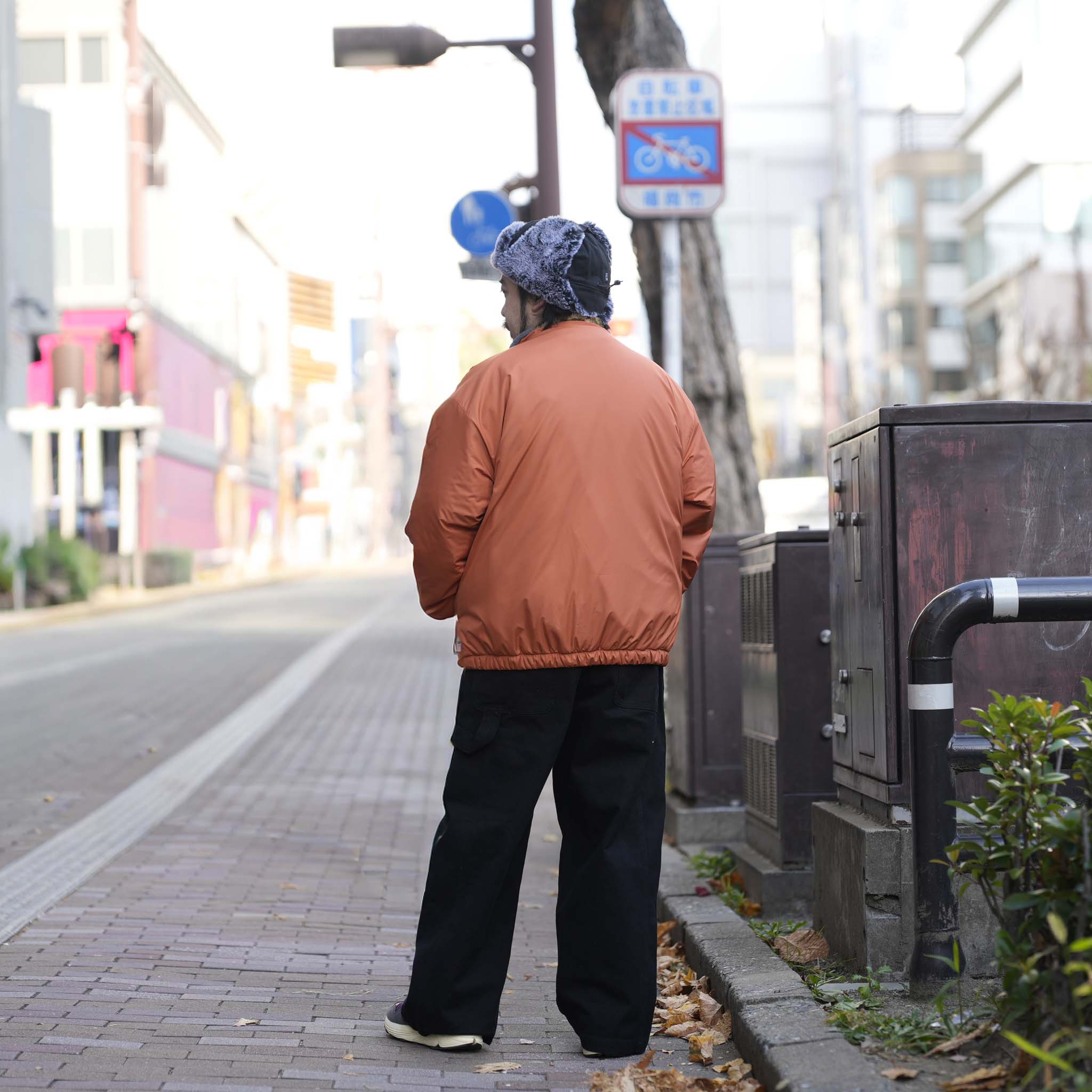 RELAX FIT №148  [ The city Blouson ] Color:フェードブラック / フェードテキサスオレンジ【RELAX FIT_リラックスフィット】