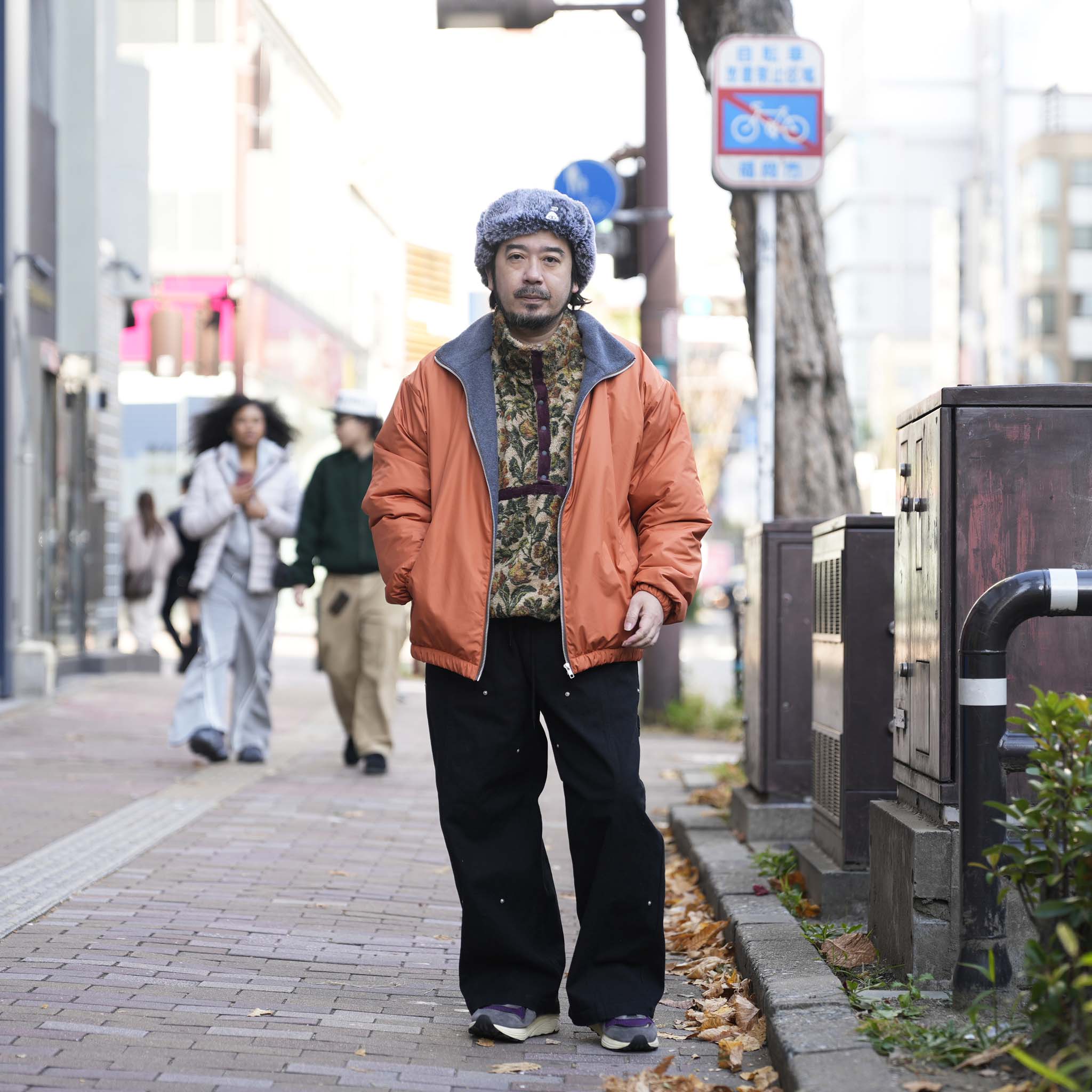 RELAX FIT №148  [ The city Blouson ] Color:フェードブラック / フェードテキサスオレンジ【RELAX FIT_リラックスフィット】