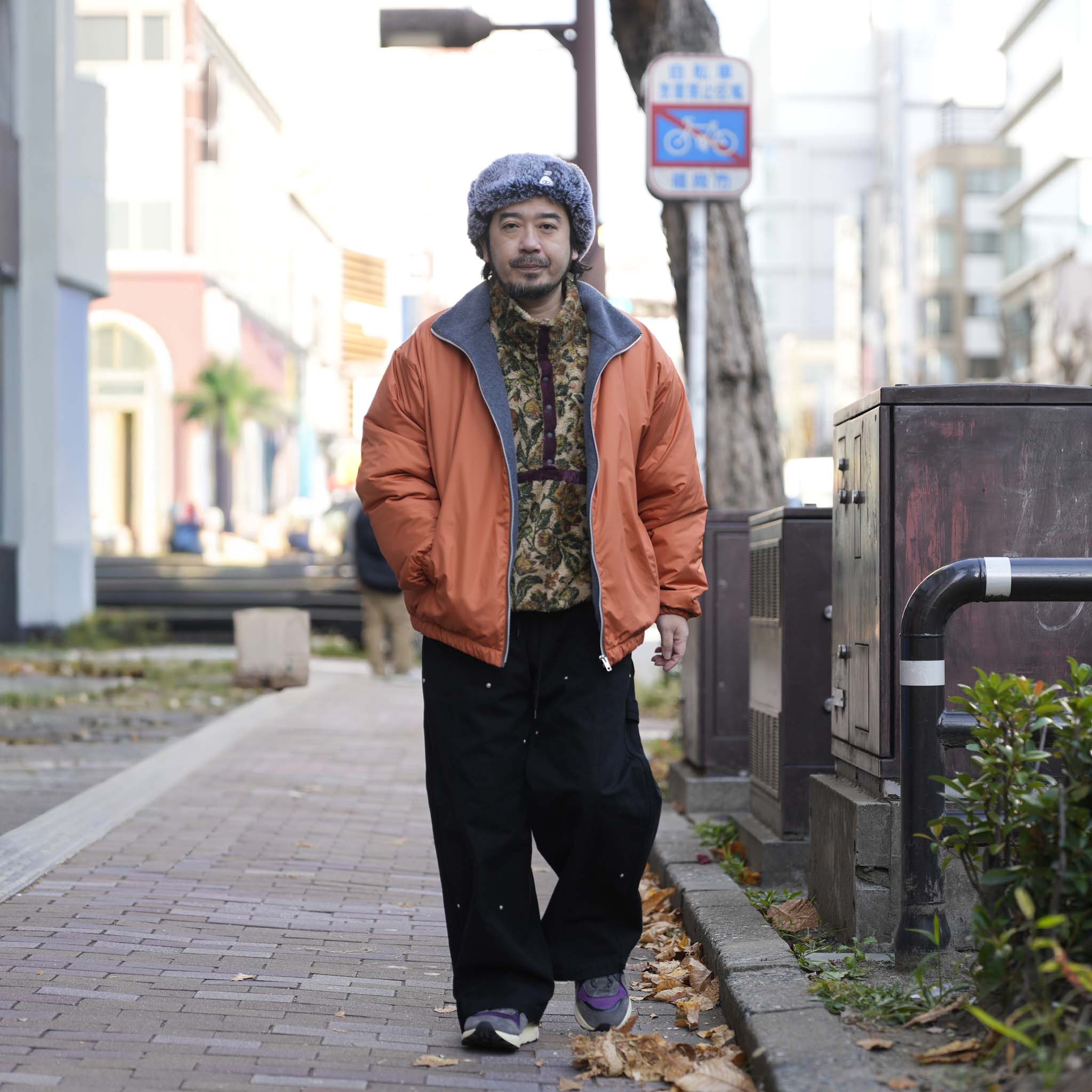 RELAX FIT №148  [ The city Blouson ] Color:フェードブラック / フェードテキサスオレンジ【RELAX FIT_リラックスフィット】