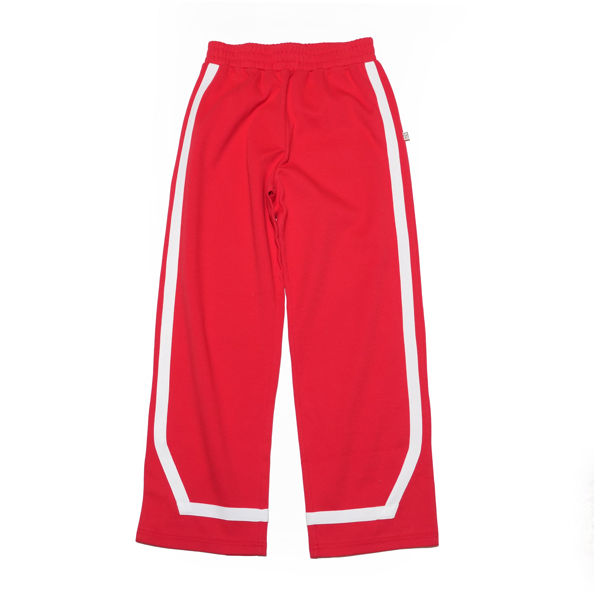 CIA KNIT PANT | Color_Poppy Red | ARAMINTA JAMES