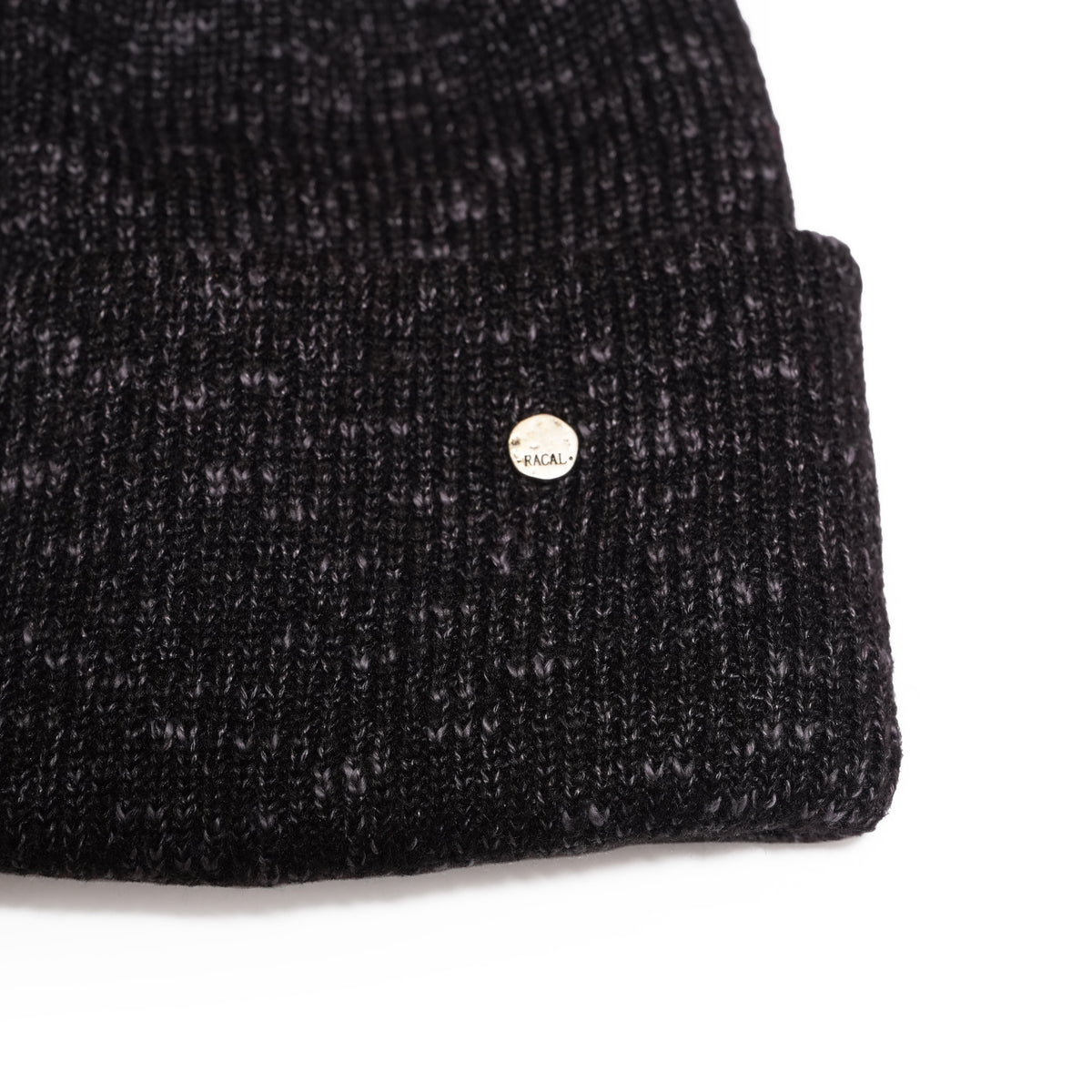 Mix Knit Cap – Black | RACAL【ネコポス選択可能】