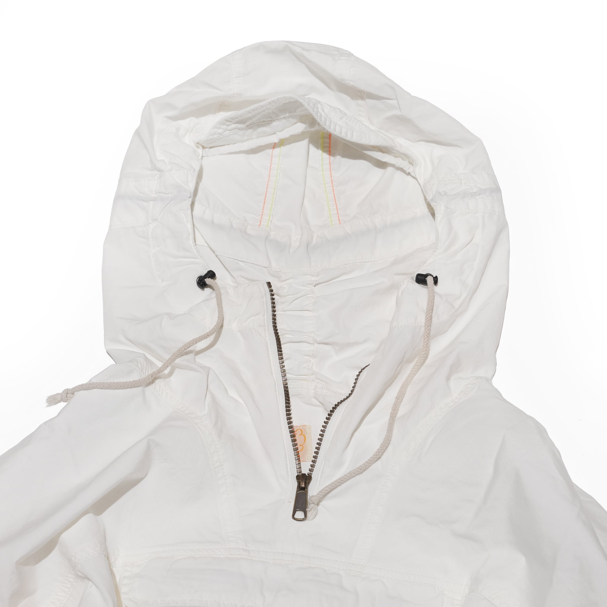 Richie_anorak hoodie – White Poplin | IMPRESTORE