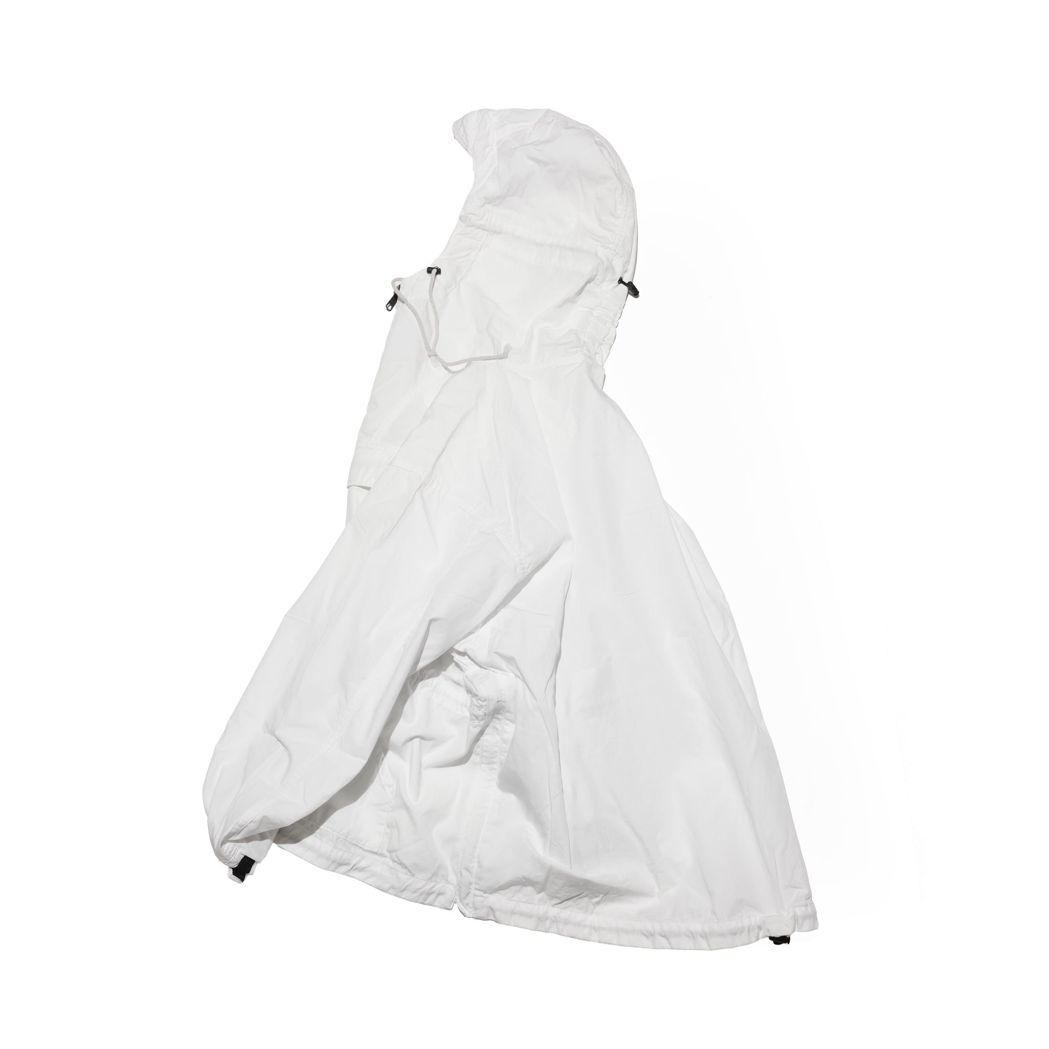 Richie_anorak hoodie – White Poplin | IMPRESTORE