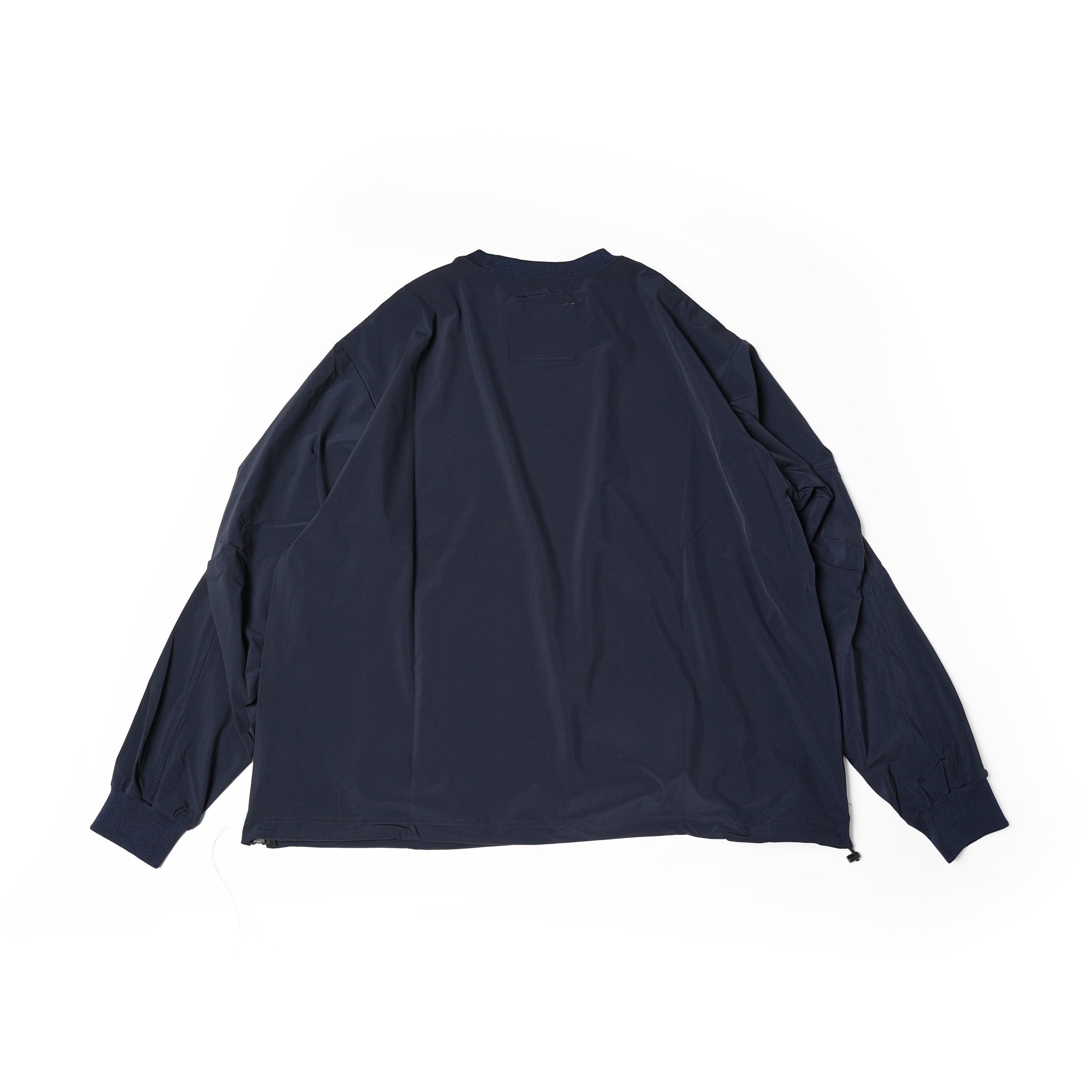 No:UN-009_AW23 | Name:BOX STRETCH SMOCK L/S | Color:Dark Navy