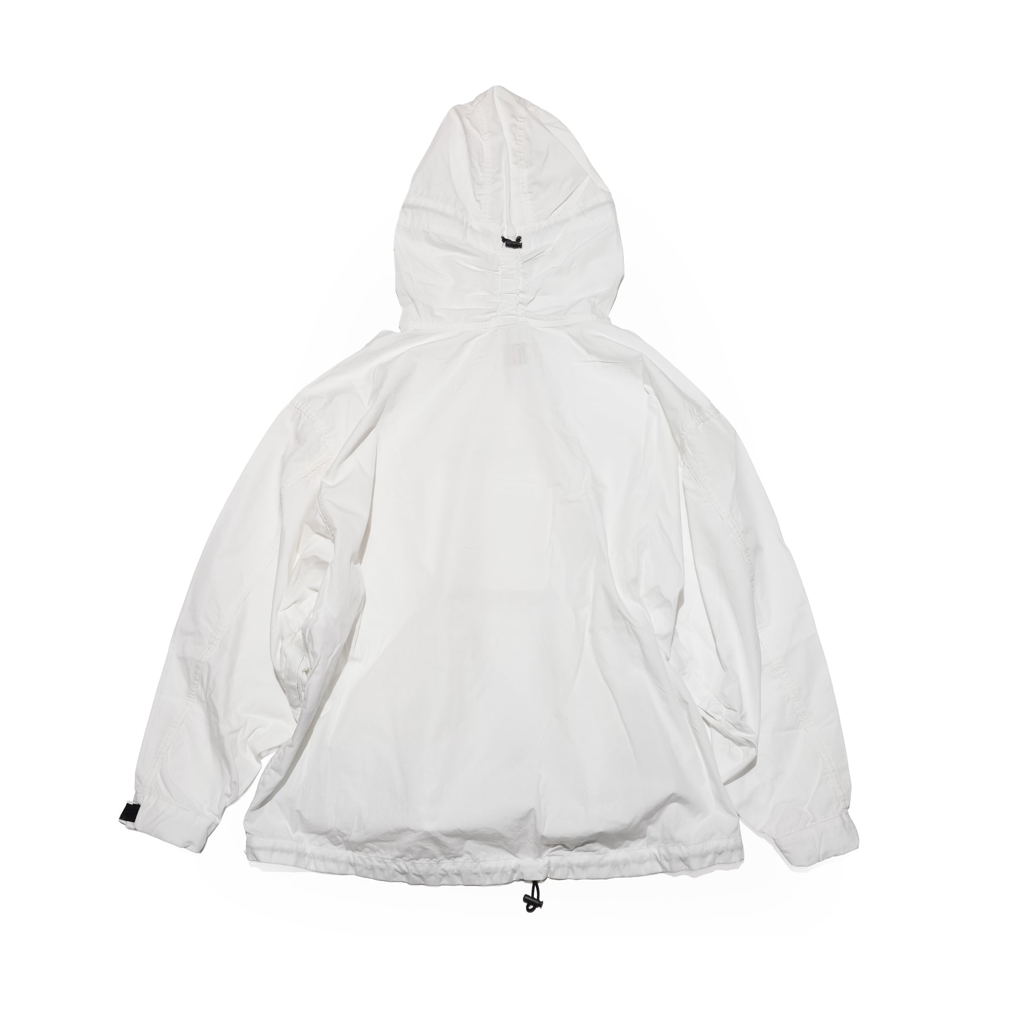 Richie_anorak hoodie – White Poplin | IMPRESTORE