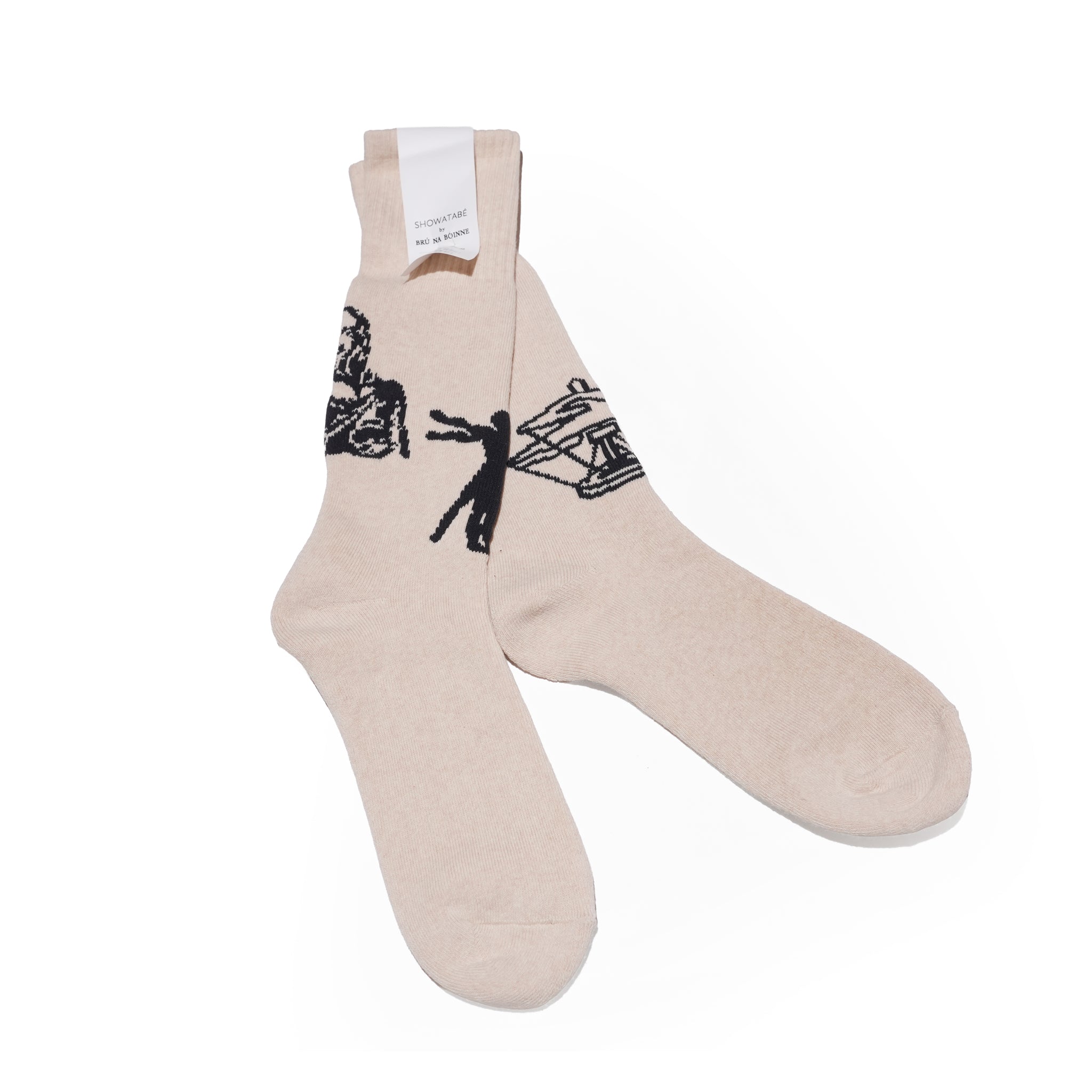 Pile Socks | Leonardo SHOWATABÉ by BRÚ NA BÓINNE【ネコポス選択可能】
