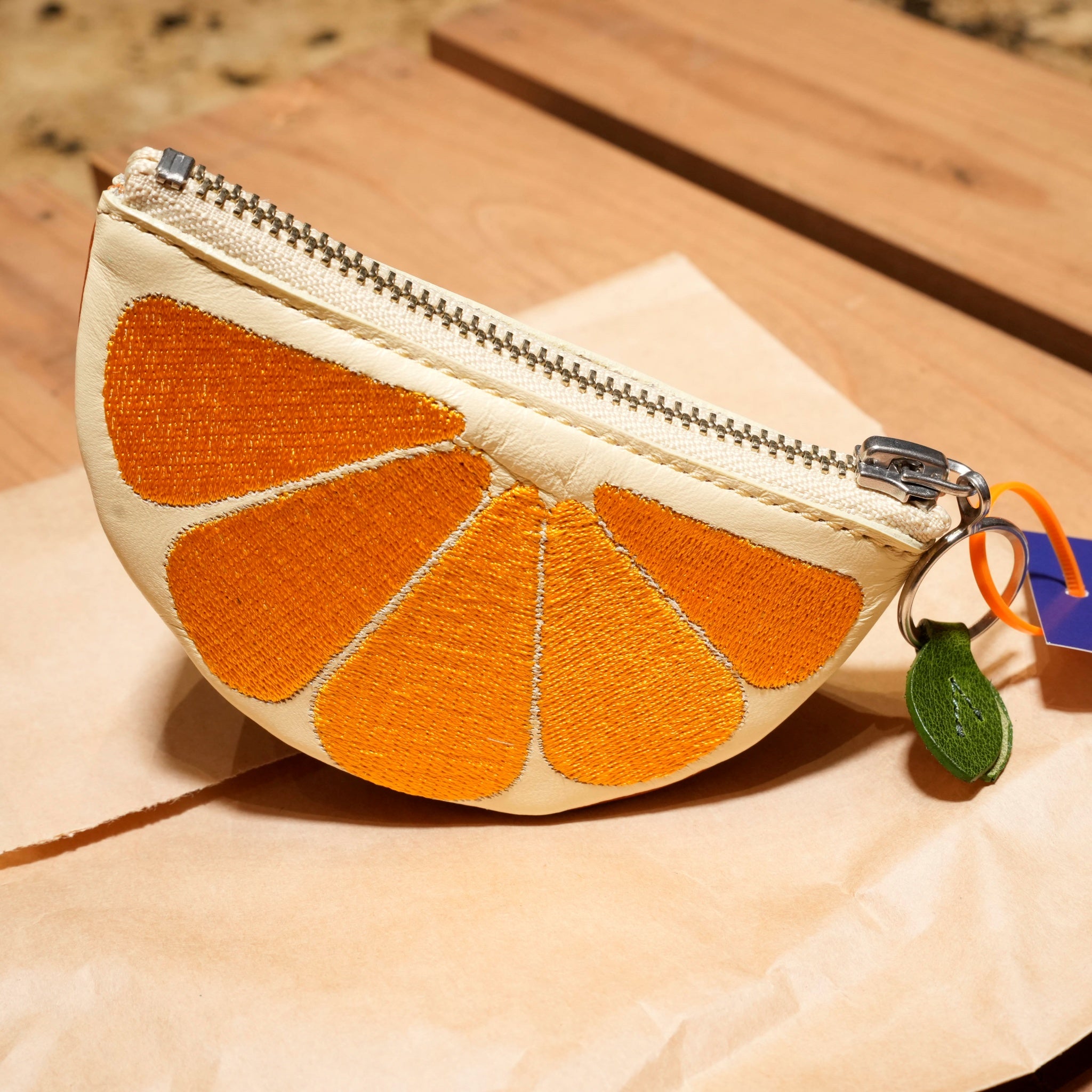 RELAXFIT   №93  [Valencia orange] ジップポーチ型KeyHolder 【RELAX FIT_リラックスフィット】