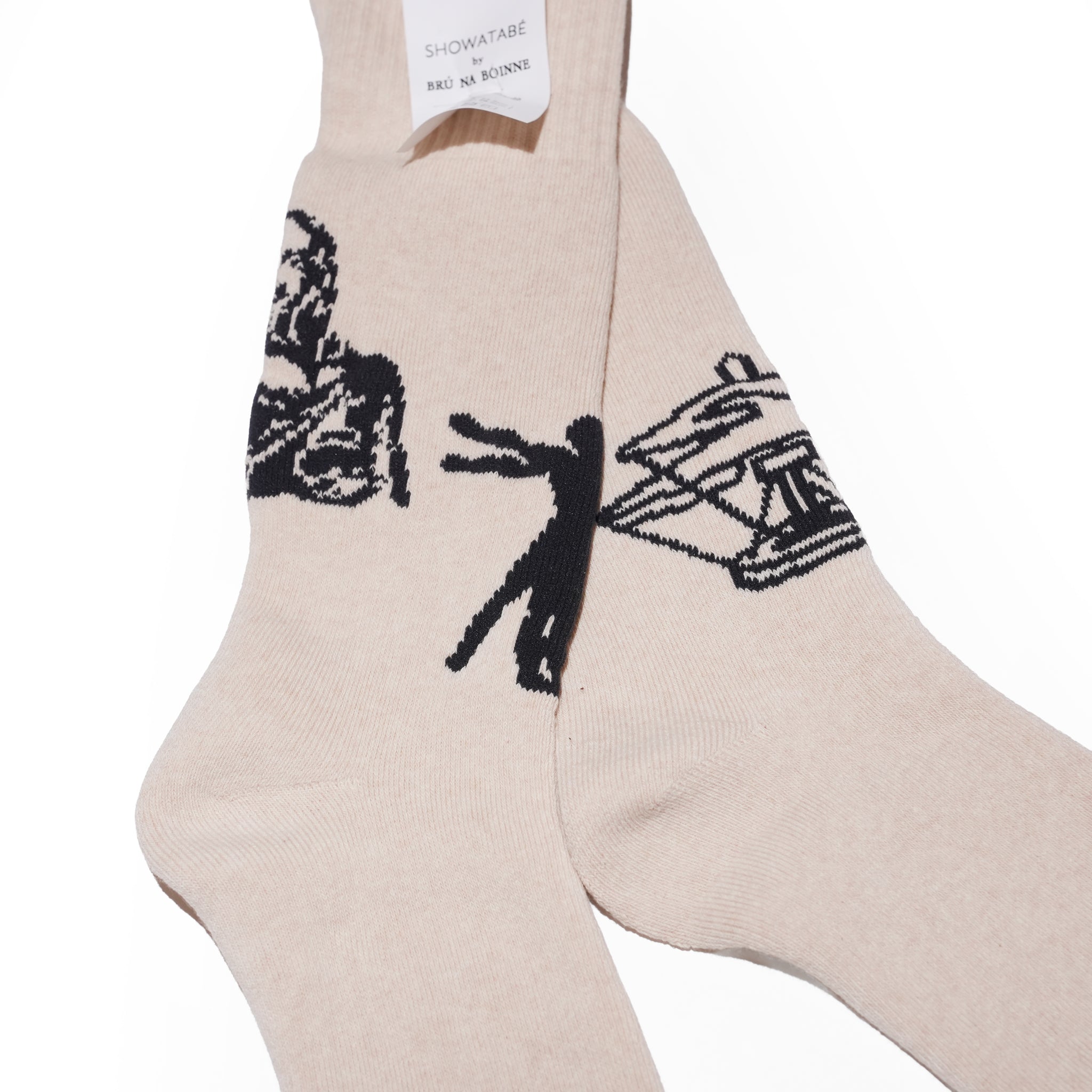 Pile Socks | Leonardo SHOWATABÉ by BRÚ NA BÓINNE【ネコポス選択可能】