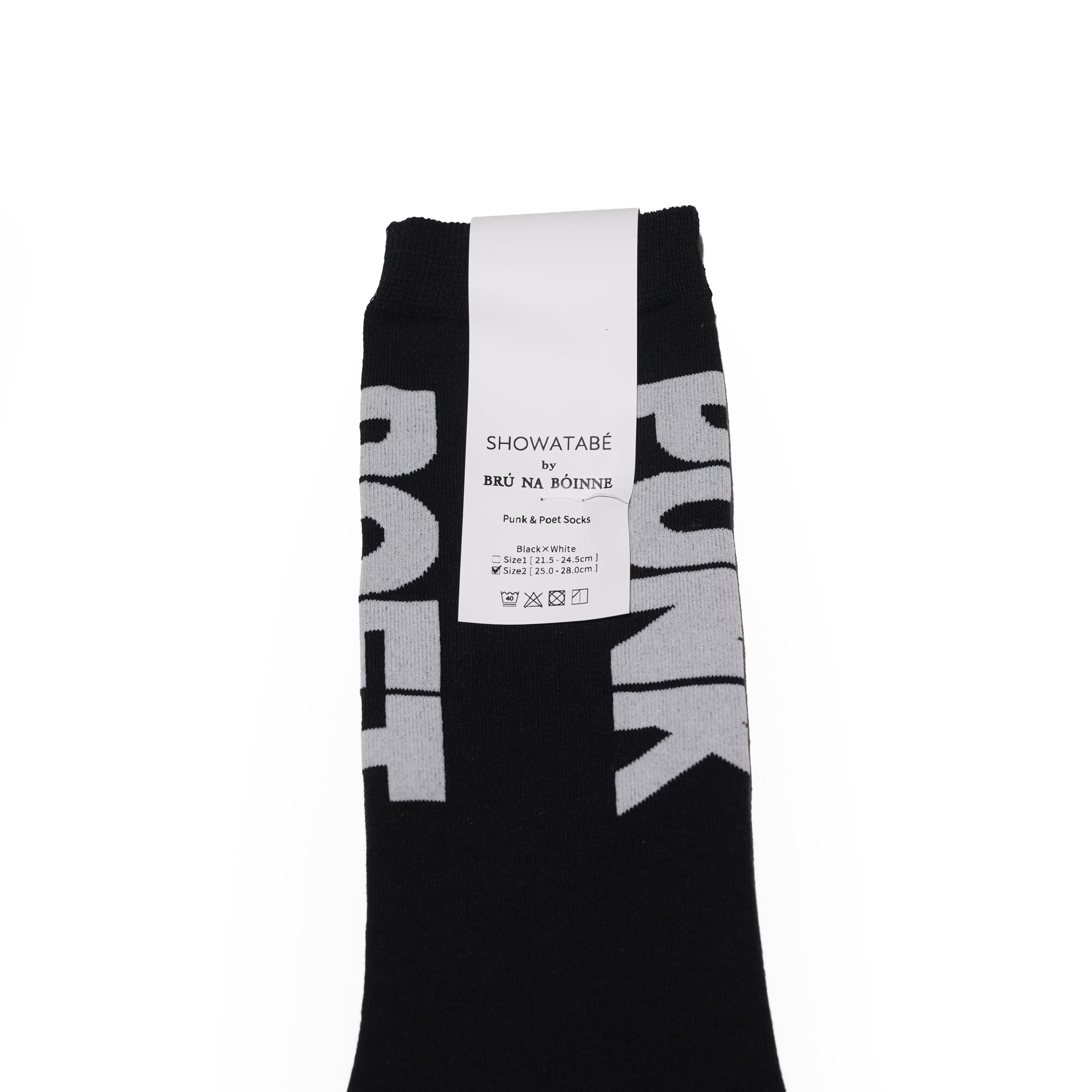 Punk & Poet Socks SHOWATABÉ by BRÚ NA BÓINNE【ネコポス選択可能】