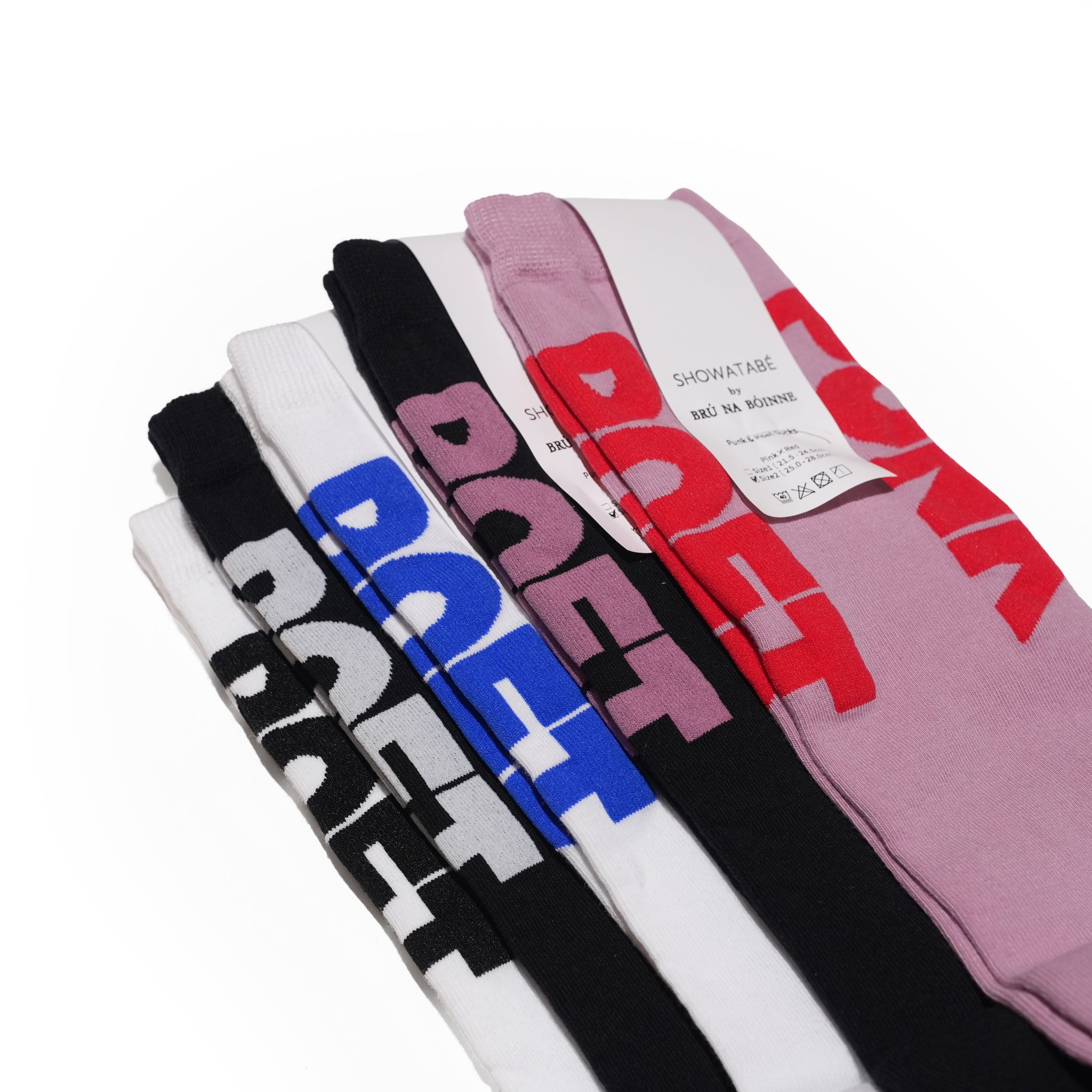 Punk & Poet Socks SHOWATABÉ by BRÚ NA BÓINNE【ネコポス選択可能】