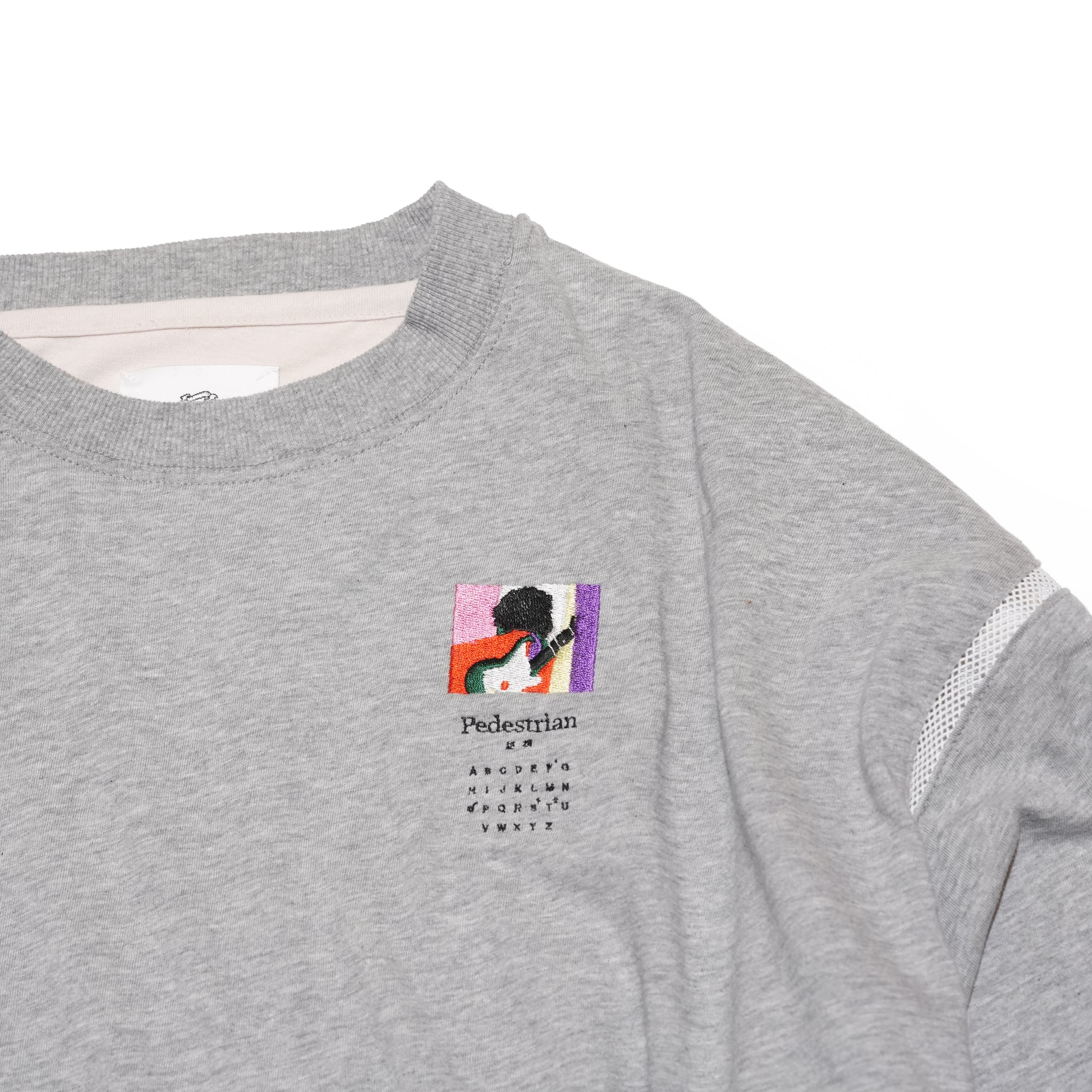 COMPLEXITY BORDER L/S TEE– Grey | STOF