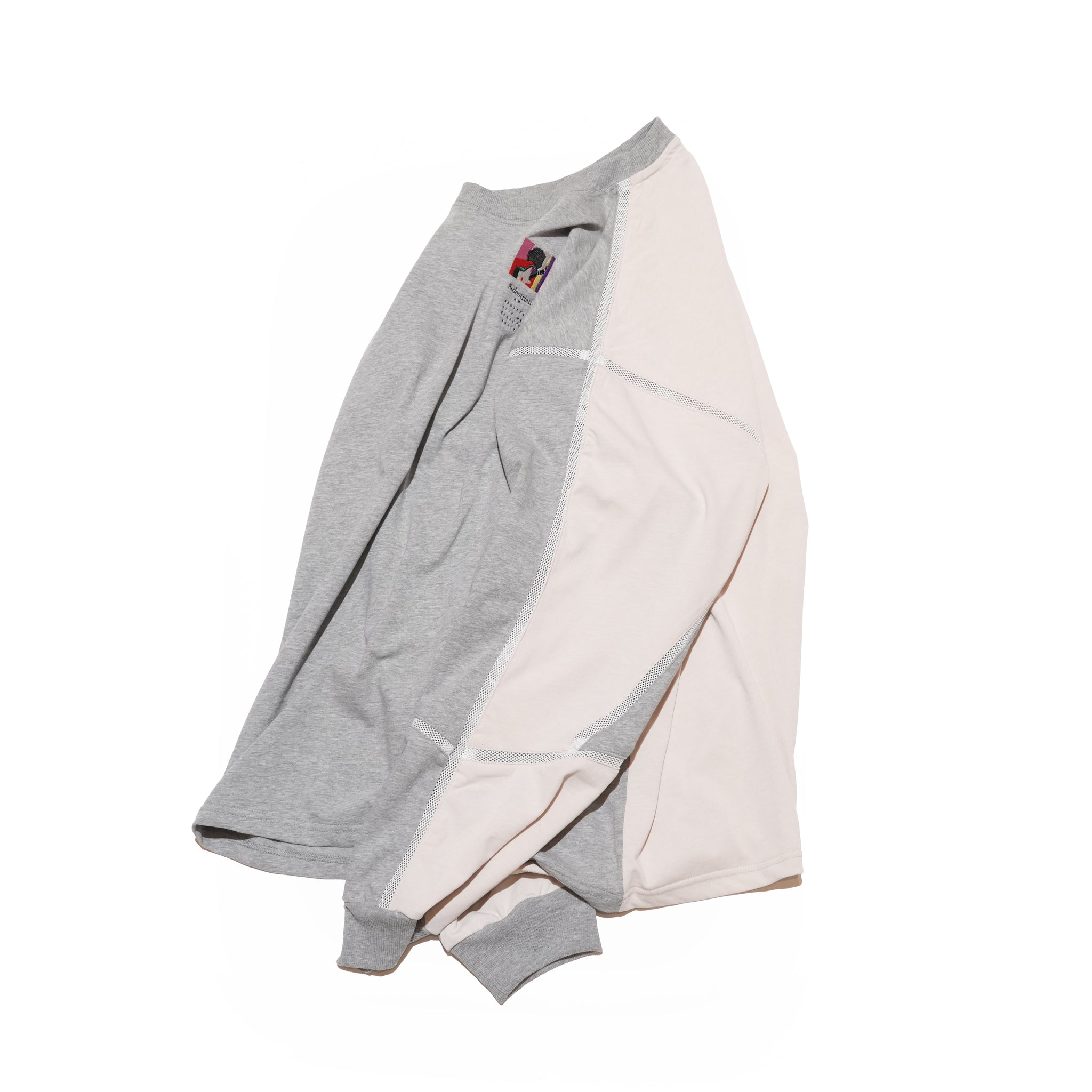 COMPLEXITY BORDER L/S TEE– Grey | STOF