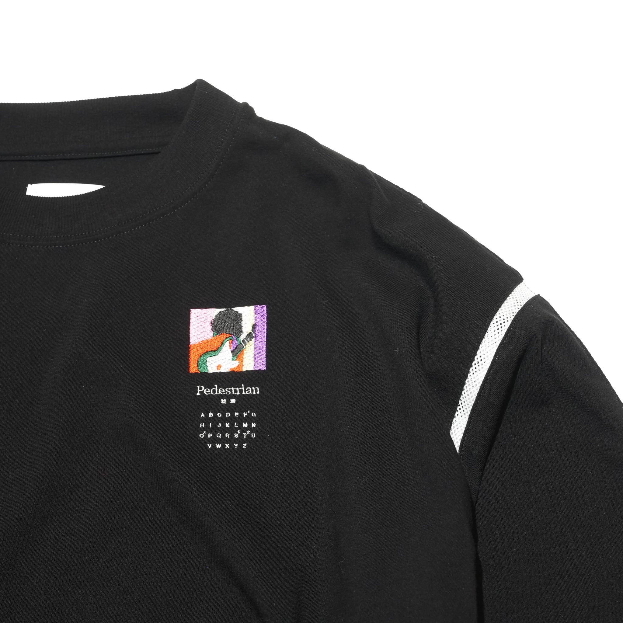 COMPLEXITY BORDER L/S TEE– Black | STOF