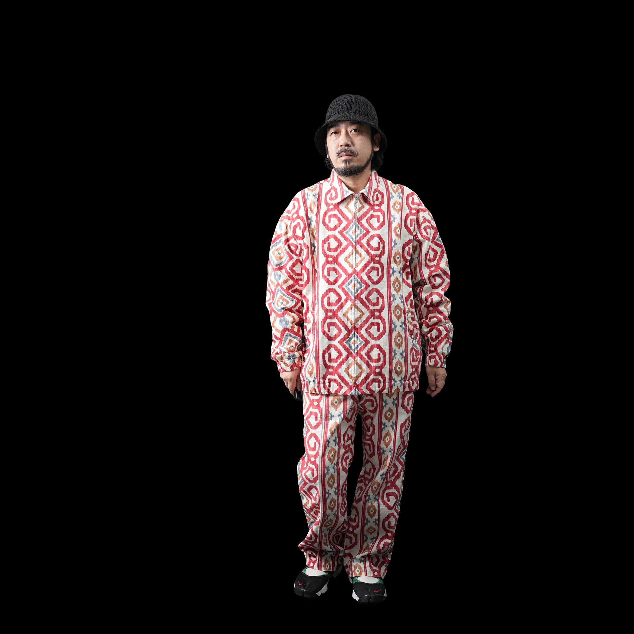 dead2 | Deadstock fabric setup Pants – Red Size:L | NASNGWAM