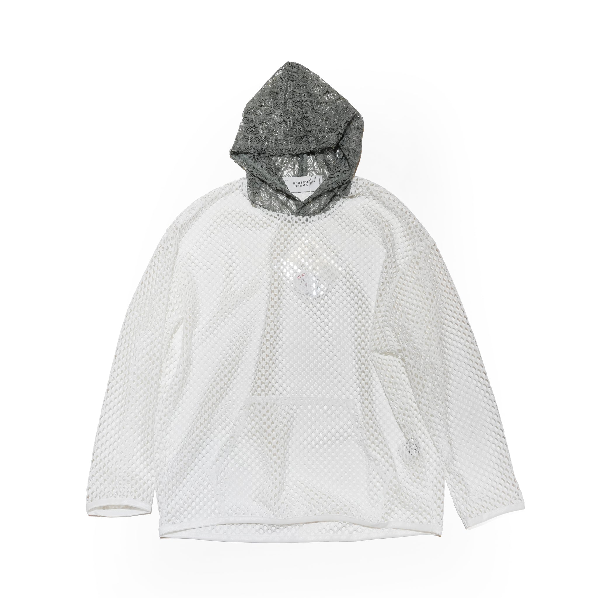 Ultra Mesh Hoodie– White | BEDSIDEDRAMA