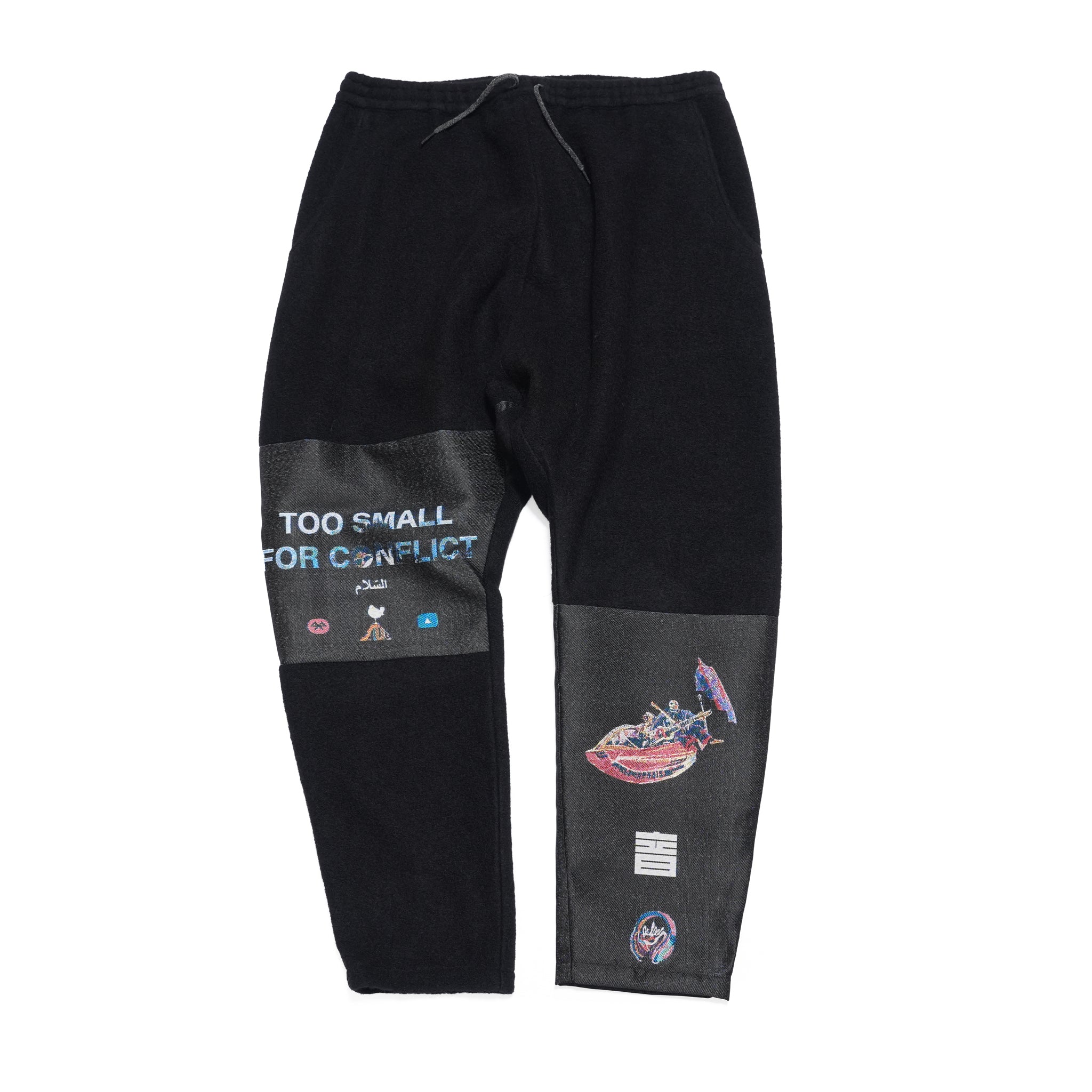 VSJQ Mix Wide Pants – Black | STOF