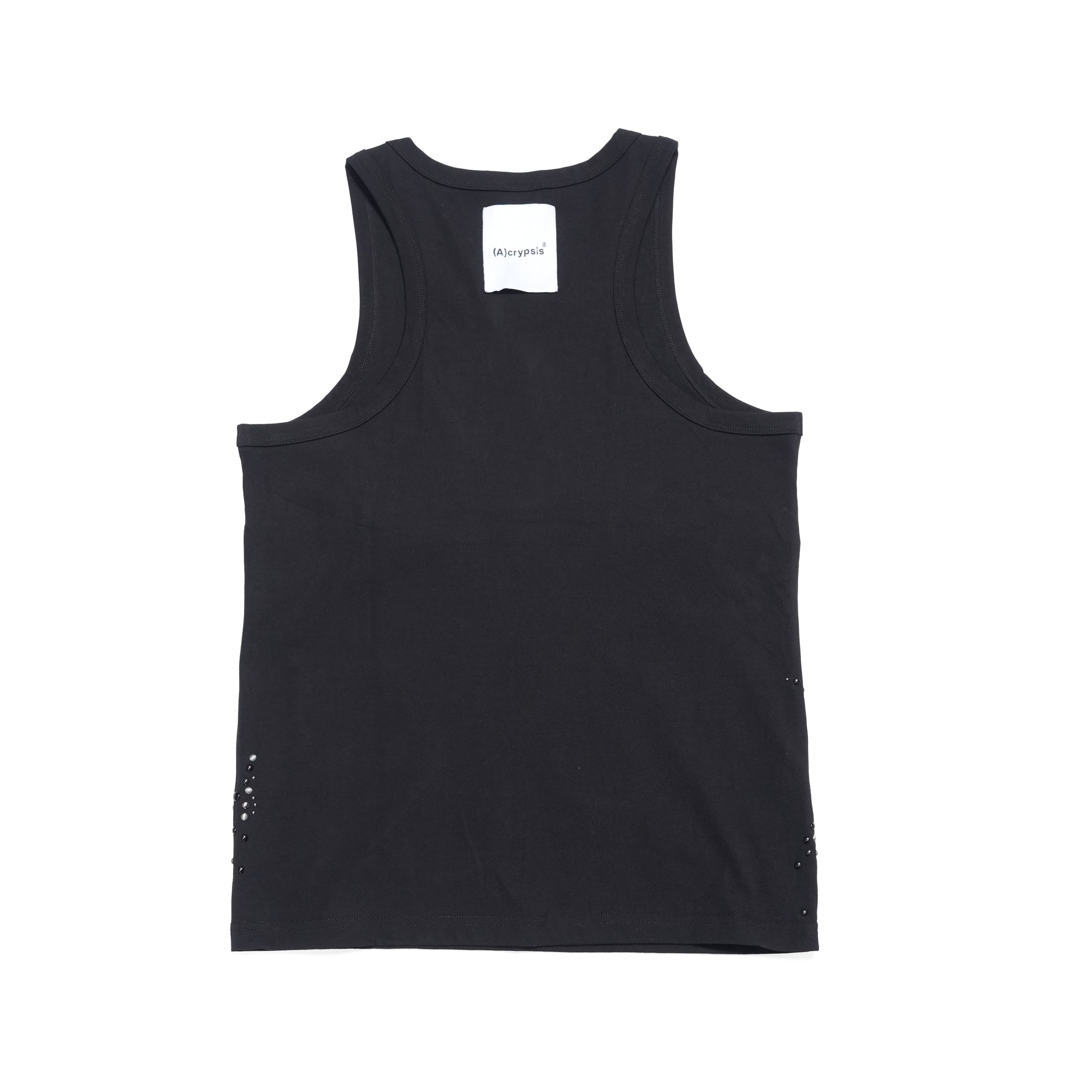 BL(A)CK FLAME STUDDED TANK – Black | (A)CRYPSIS®