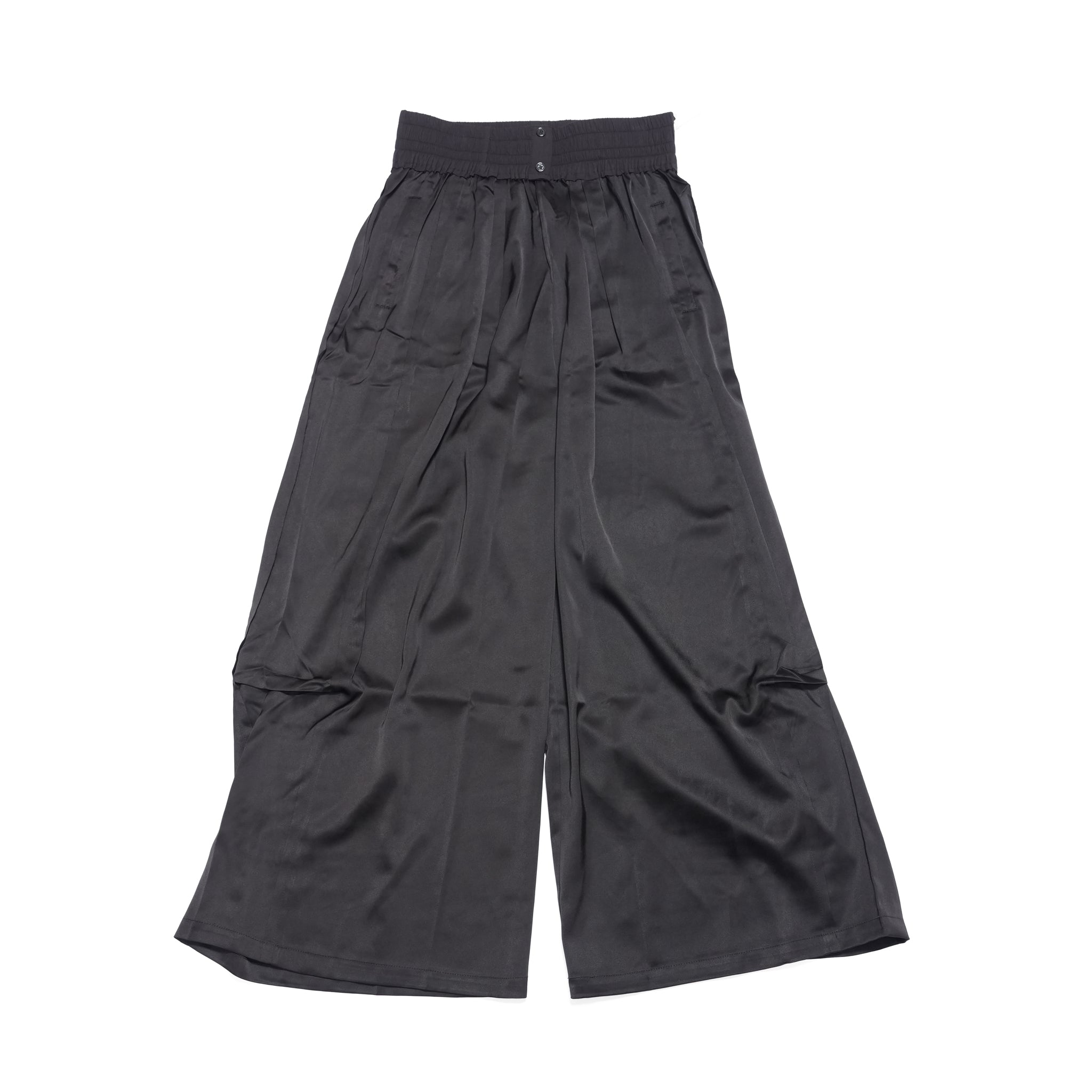 ñi Formal Ease Satin Trousers -BLACK | Seivsoñ × yoni