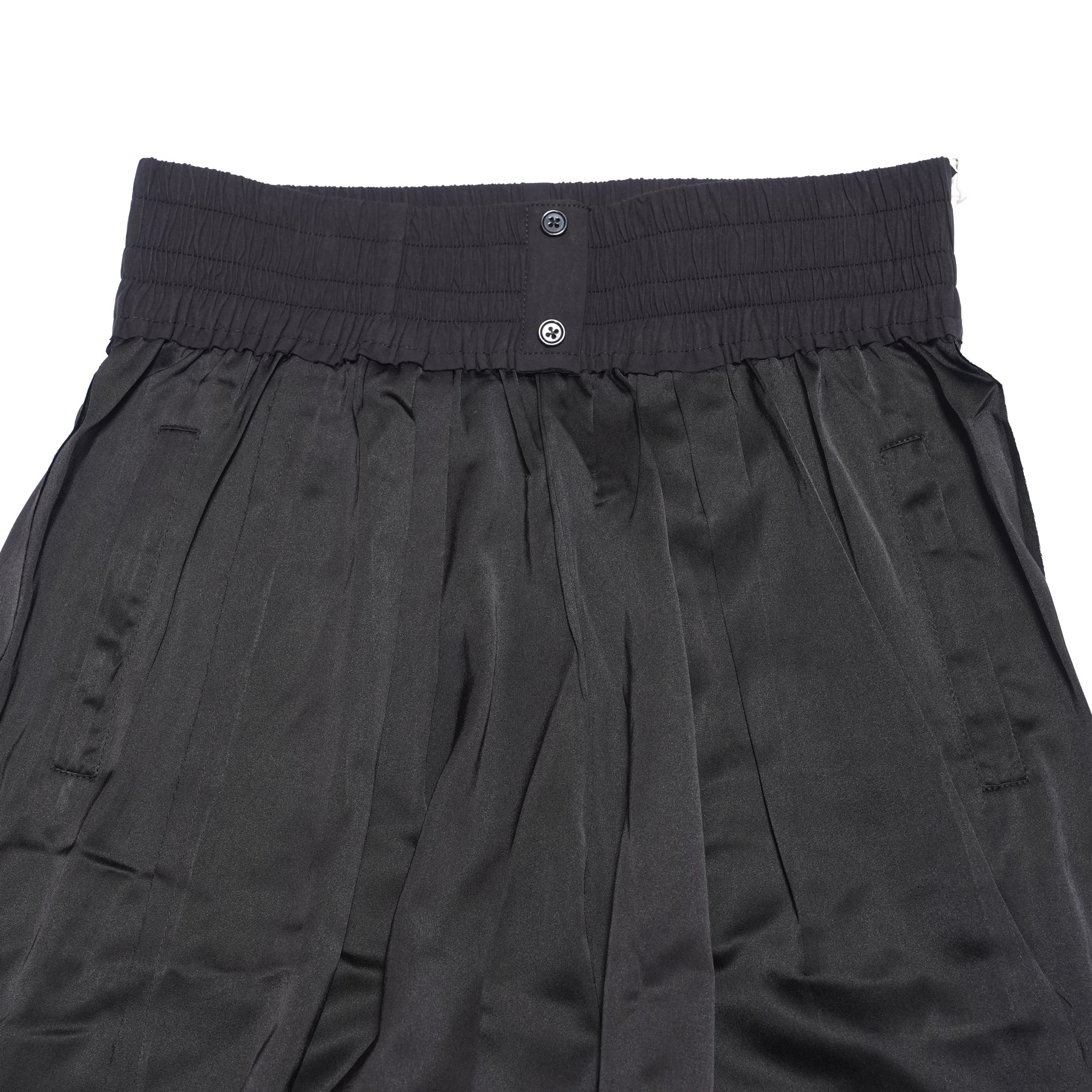 ñi Formal Ease Satin Trousers -BLACK | Seivsoñ × yoni