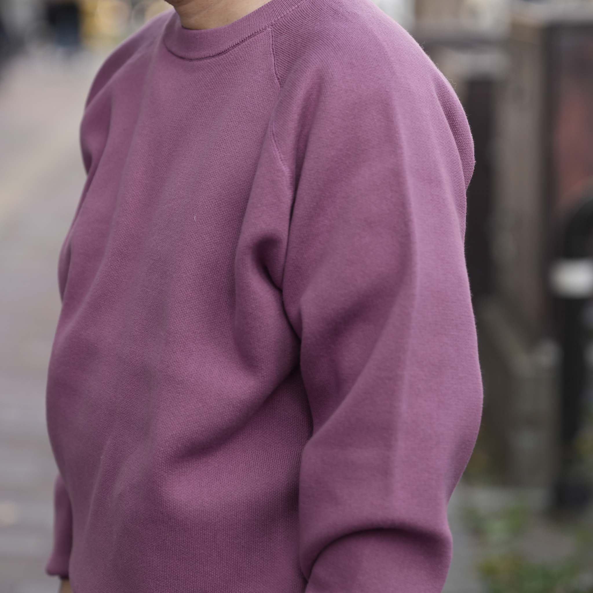 K2611204 | ACTUALLY CREW | 03-SMOKE PINK |【NASNGWAM_ナスングワム】