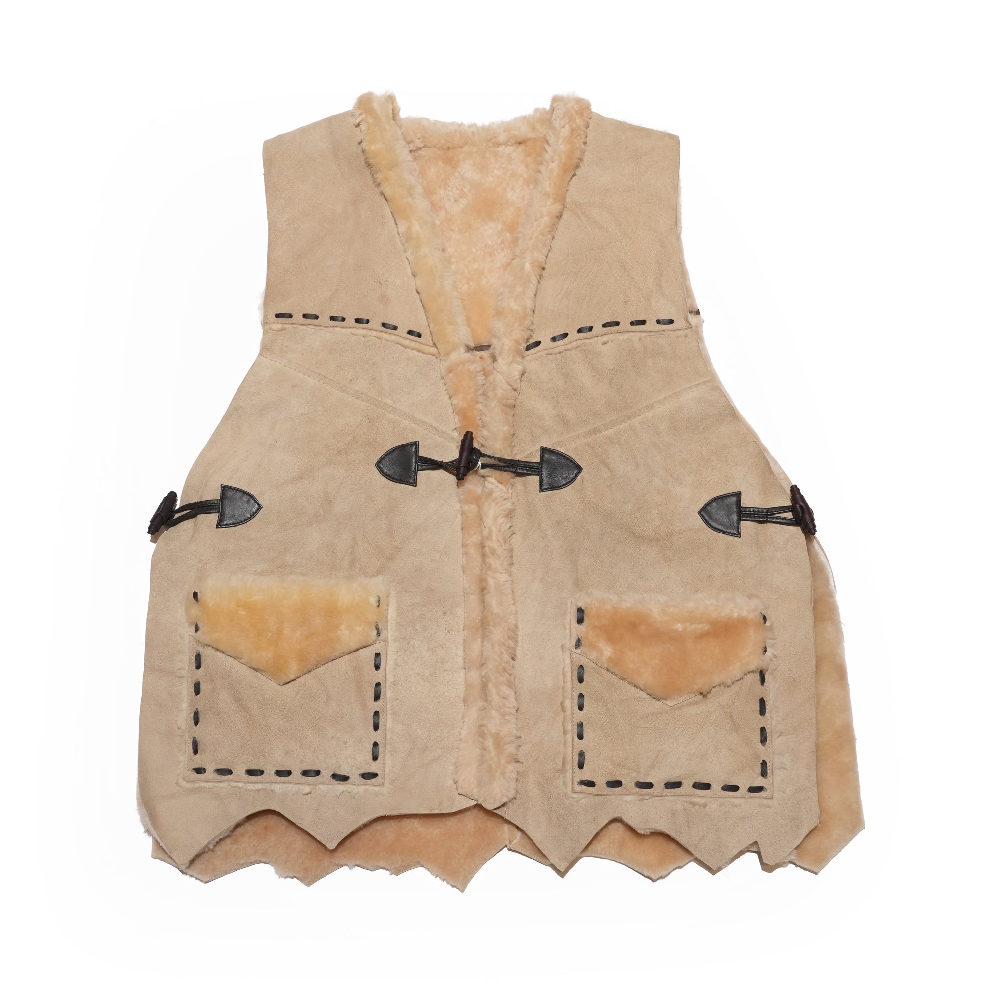 IGLOO MOUTON VEST | Color_A | Size_L | No_RV2601701【NASNGWAM_ナスングワム】