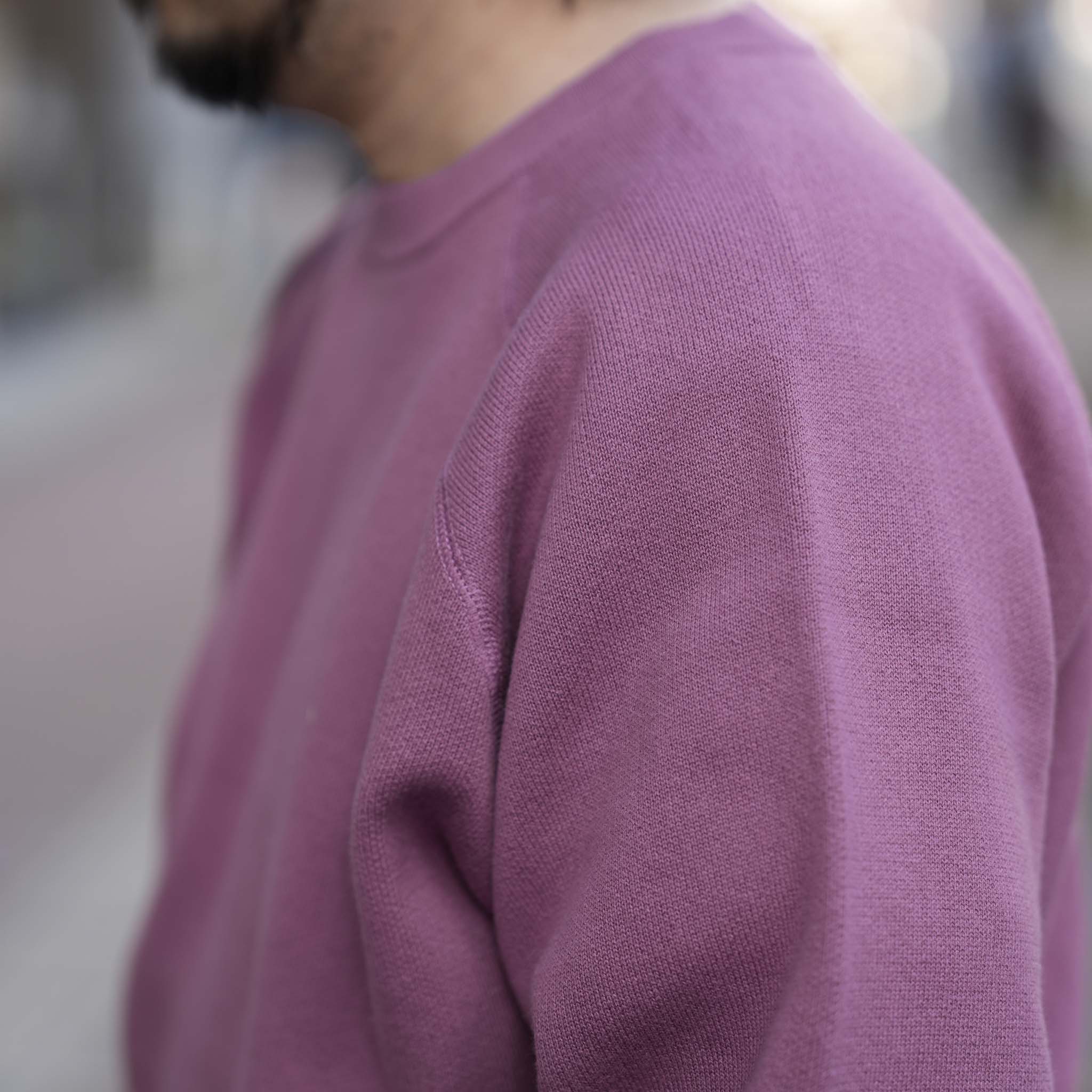 K2611204 | ACTUALLY CREW | 03-SMOKE PINK |【NASNGWAM_ナスングワム】